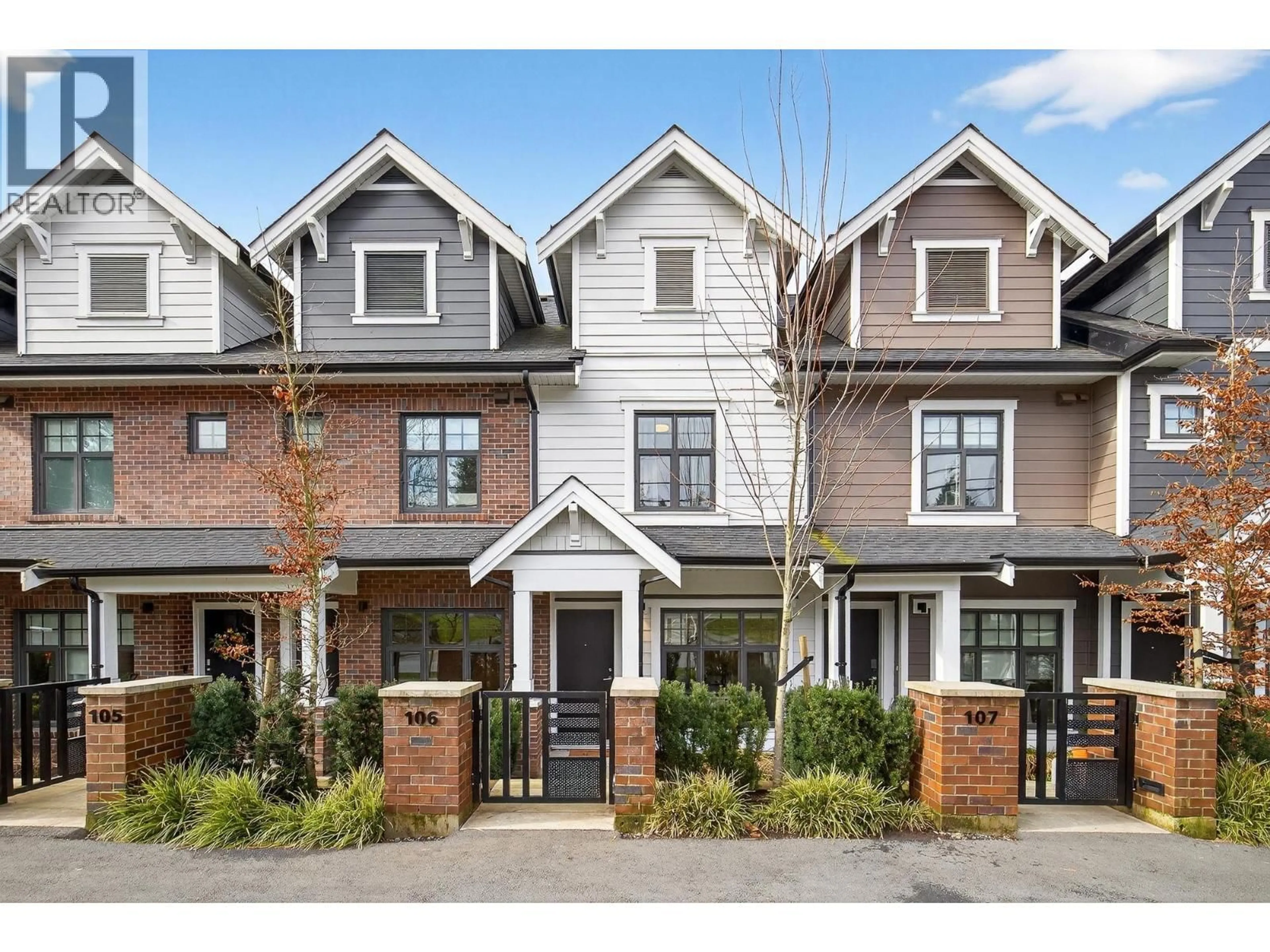 Home with brick exterior material, street for 106 - 678 FAIRVIEW STREET, Coquitlam British Columbia V3J0N1