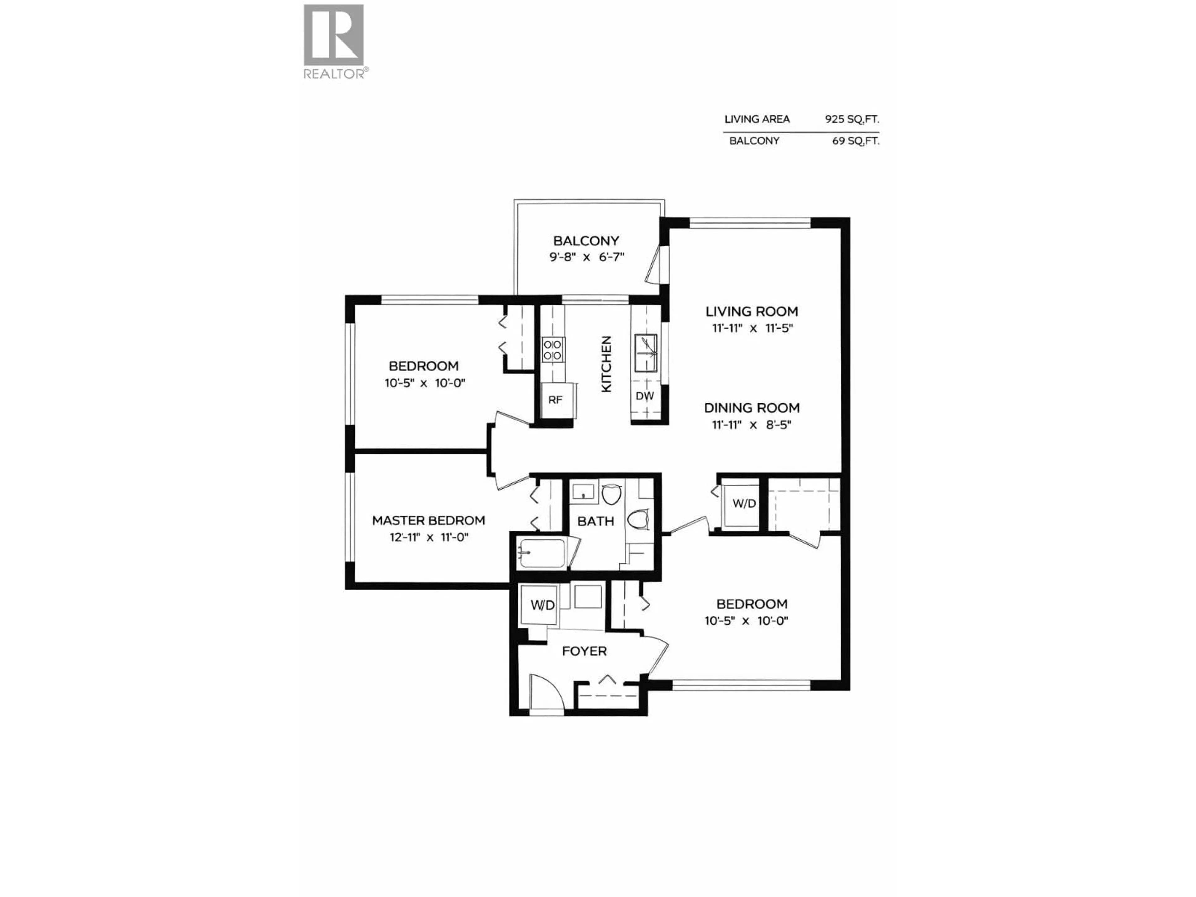 Floor plan for 1202 - 3660 VANNESS AVENUE, Vancouver British Columbia V5R6H8