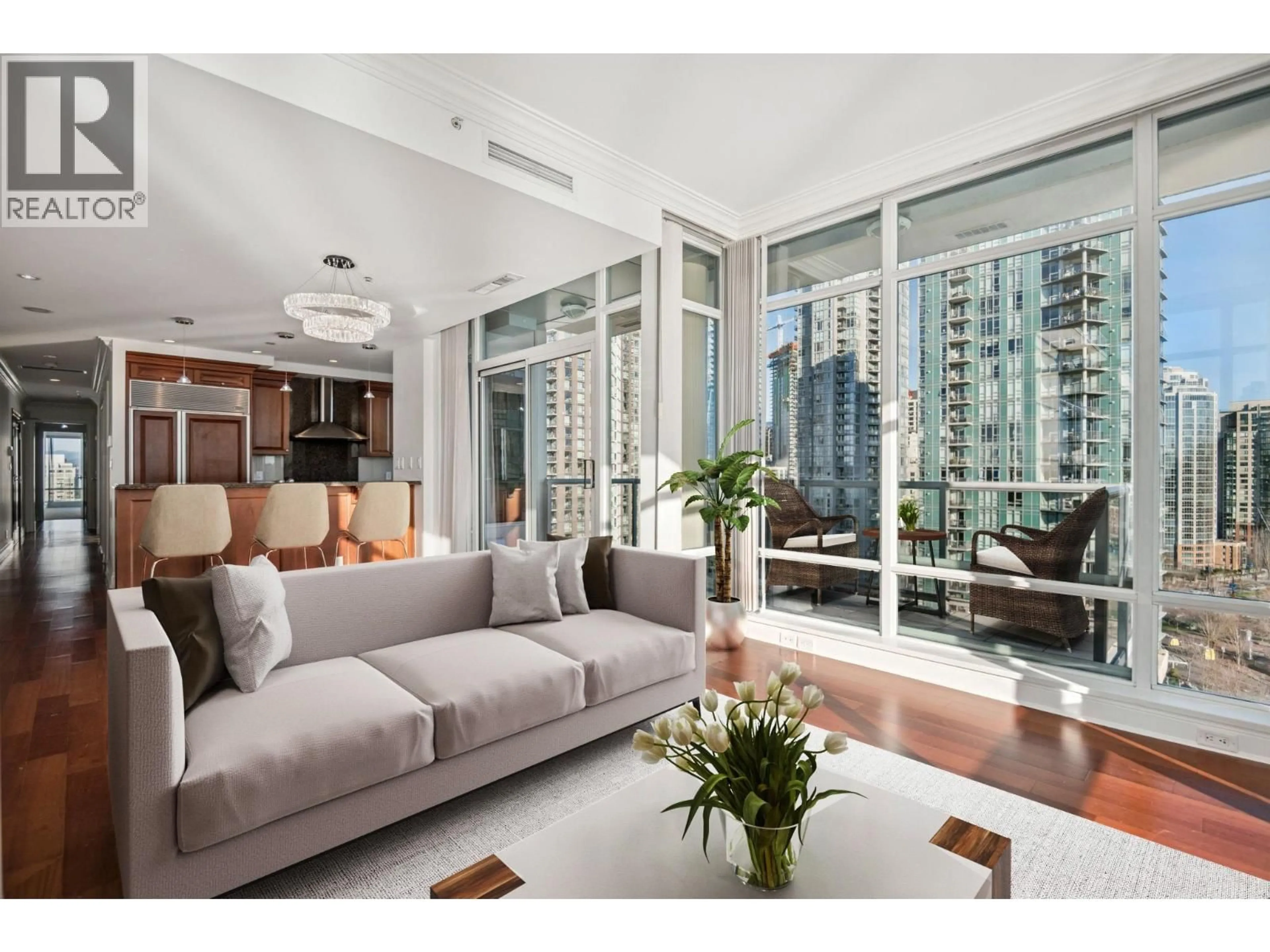 Living room with furniture, unknown for 1903 - 1515 HOMER MEWS, Vancouver British Columbia V6Z3E8