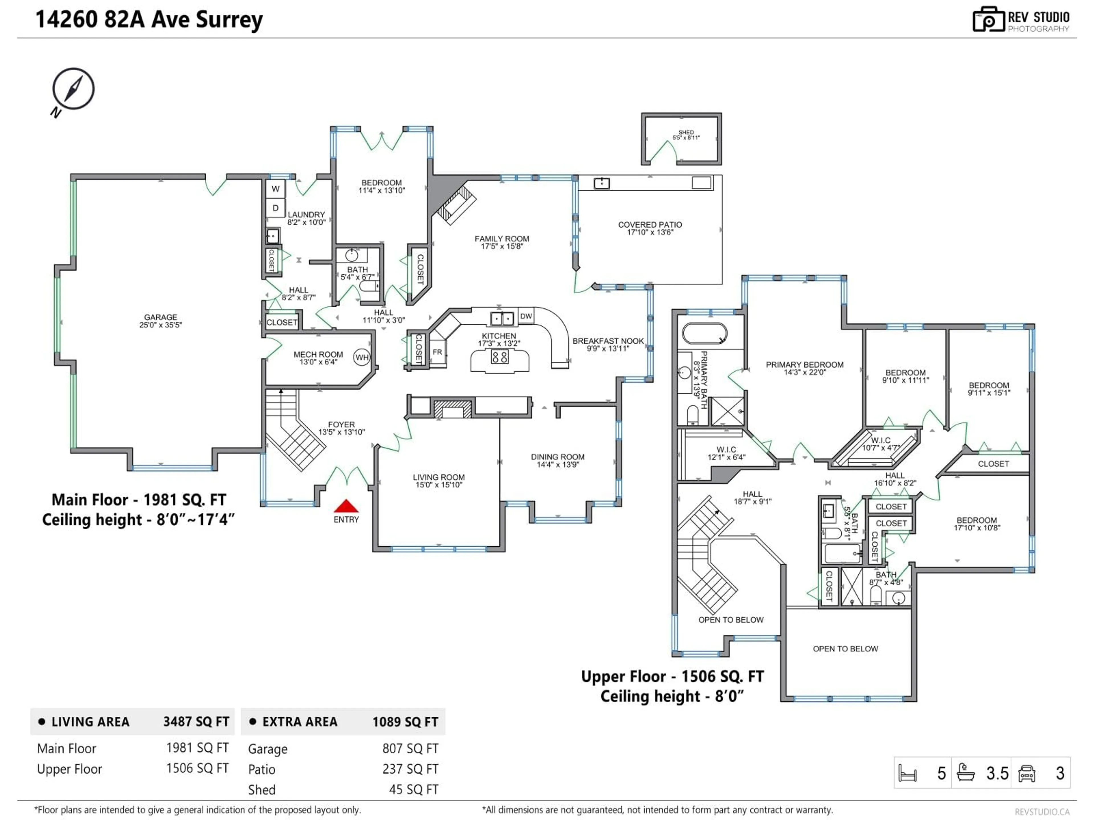 Floor plan for 14260 82A AVENUE, Surrey British Columbia V3W0V6