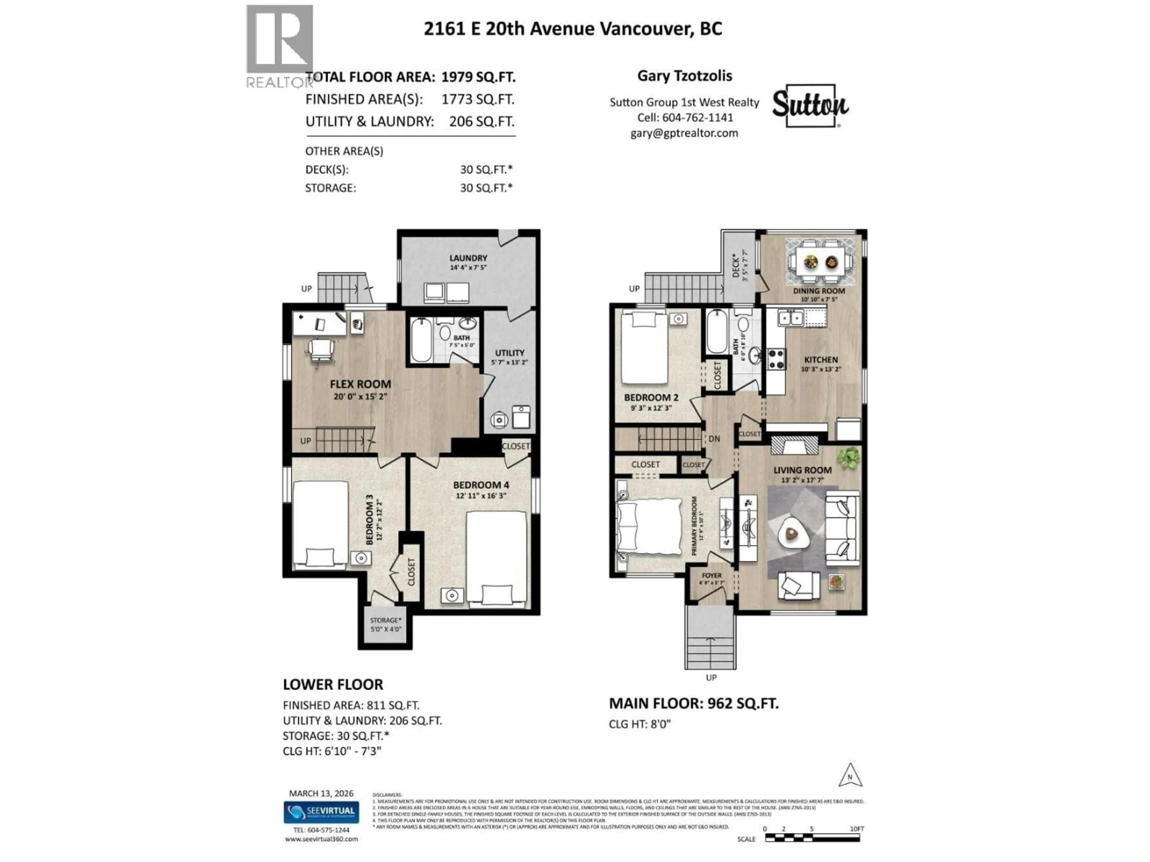 Floor plan for 2161 20TH AVENUE, Vancouver British Columbia V5N2L5