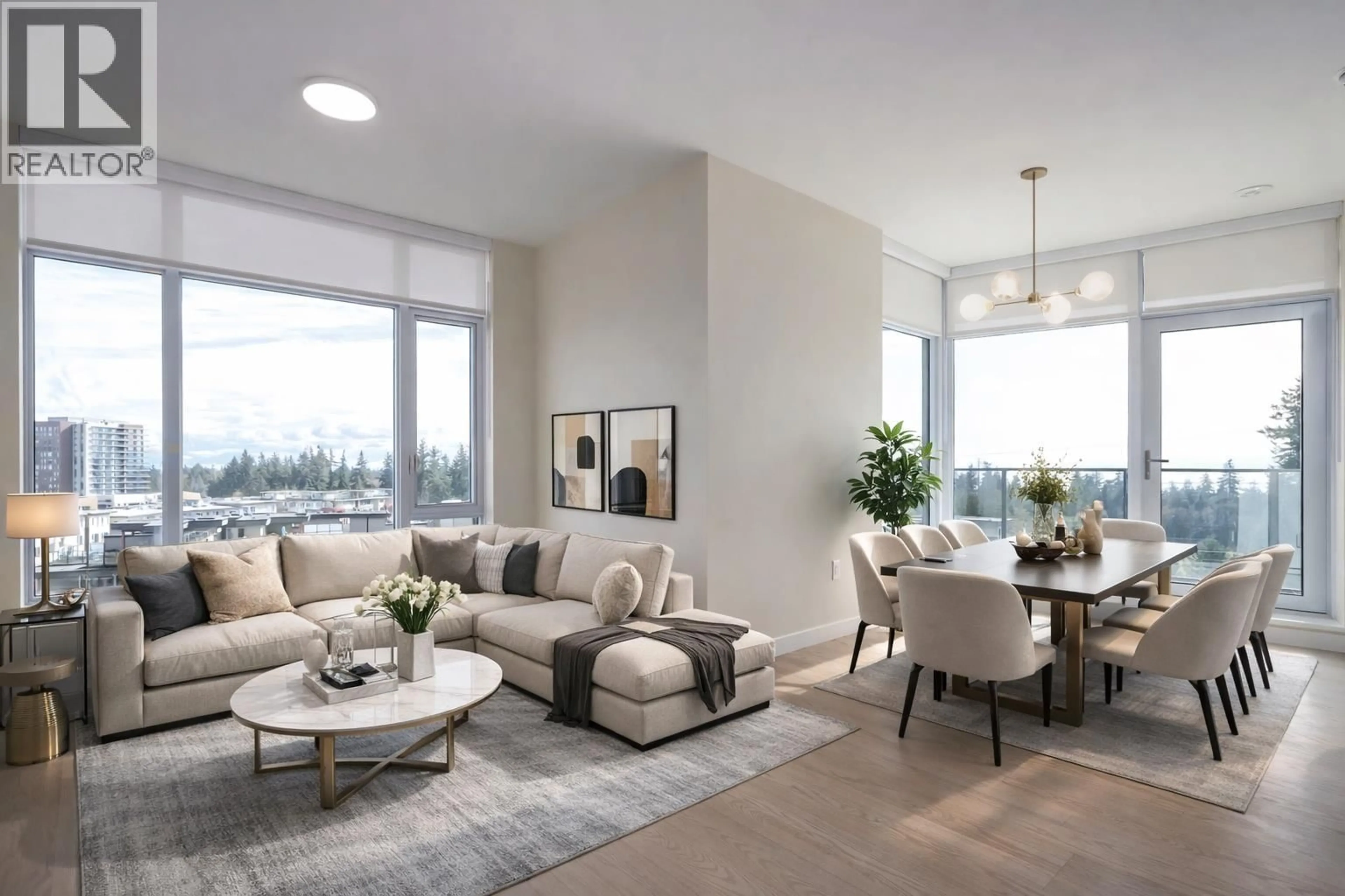 Living room with furniture, unknown for 902 - 6138 BIRNEY AVENUE, Vancouver British Columbia V6T1W5