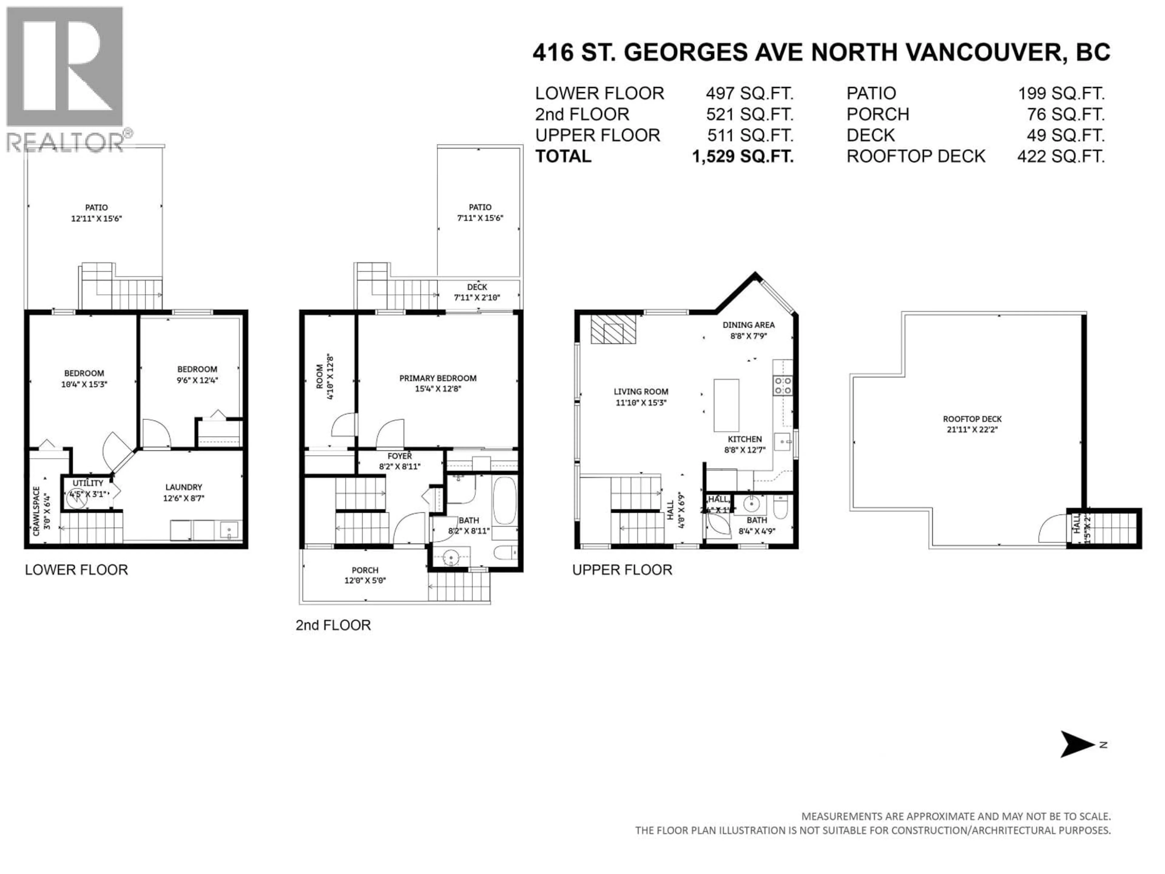 Floor plan for 416 ST. GEORGES AVENUE, North Vancouver British Columbia V7L3H1