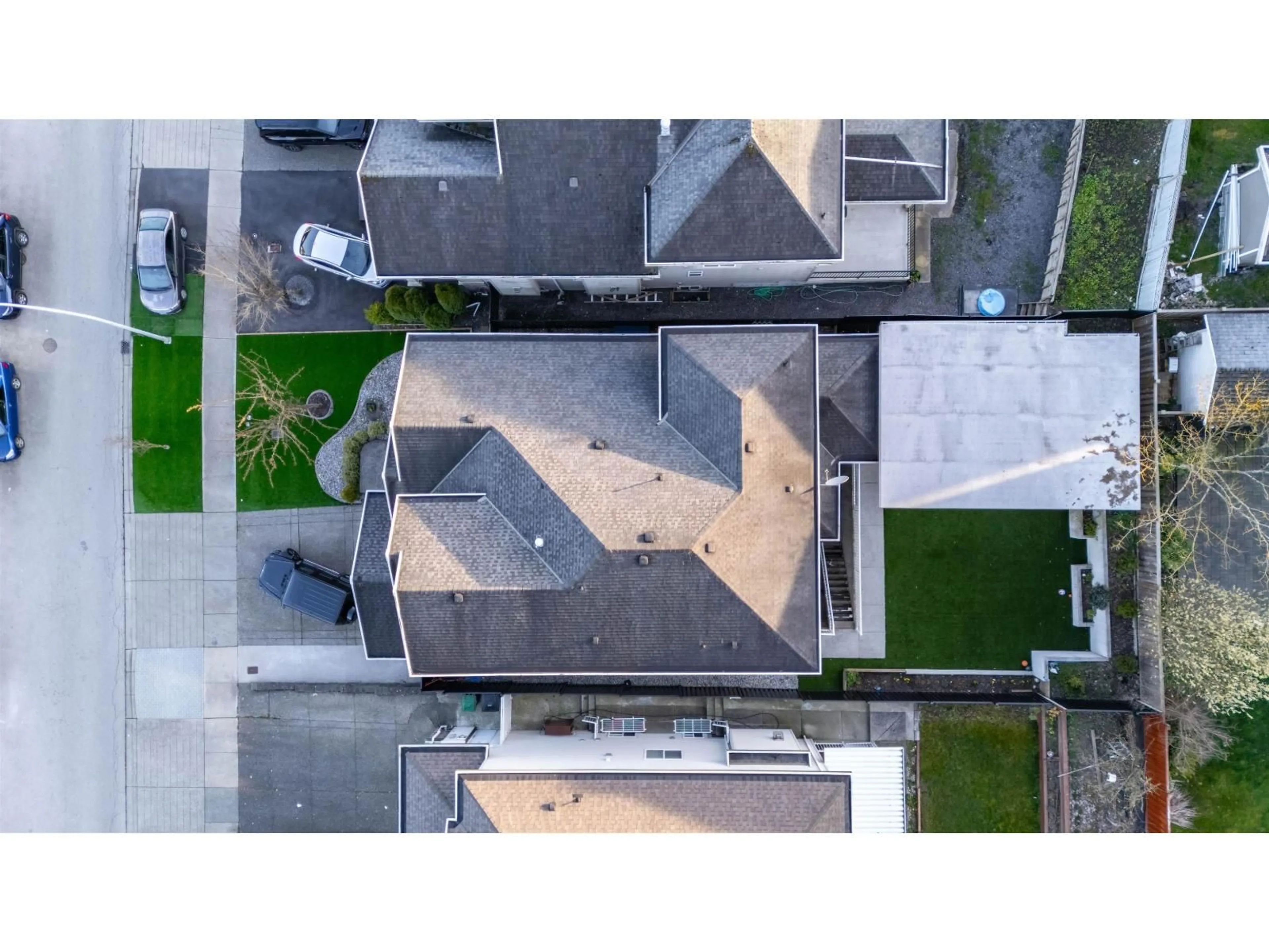 A pic from outside/outdoor area/front of a property/back of a property/a pic from drone, street for 7105 150A STREET, Surrey British Columbia V3S2E2