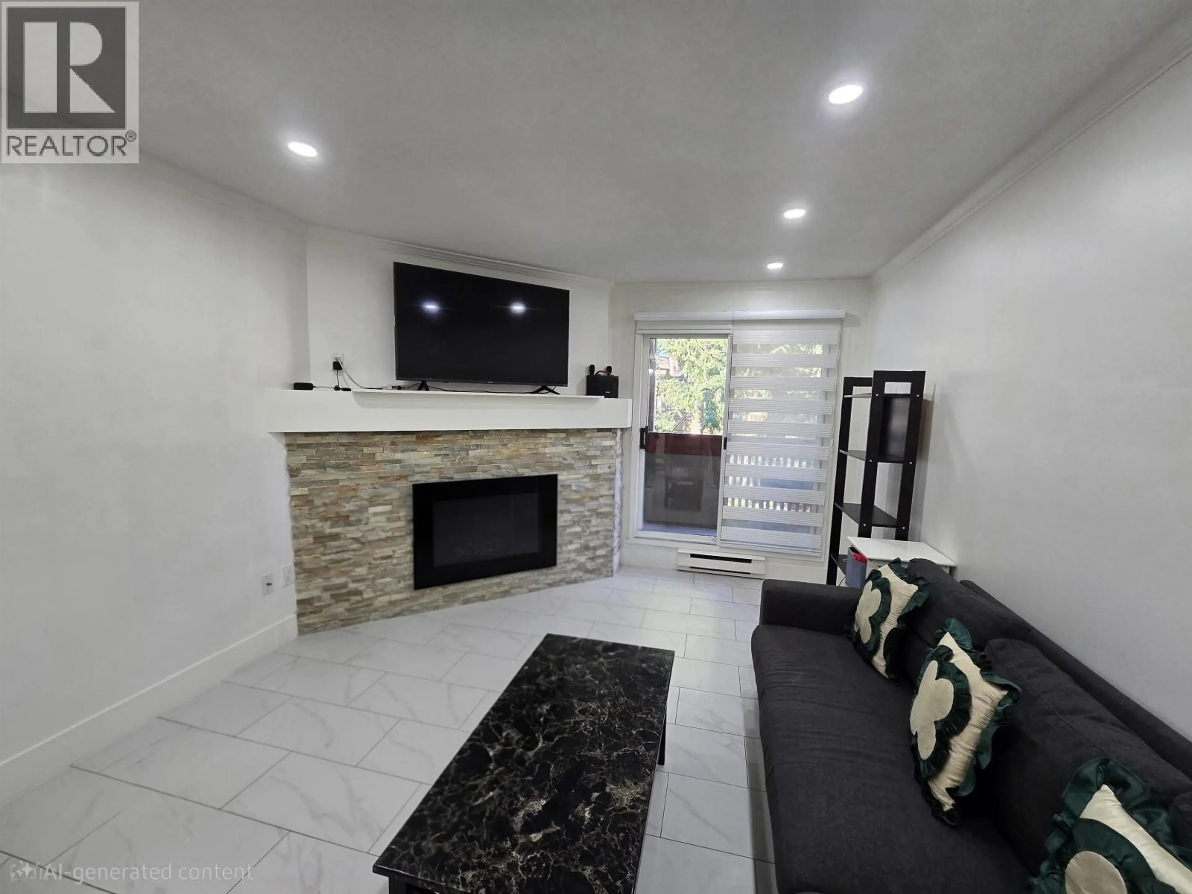 Living room with furniture, ceramic/tile floor for 217 - 7531 MINORU BOULEVARD, Richmond British Columbia V6Y1Z3