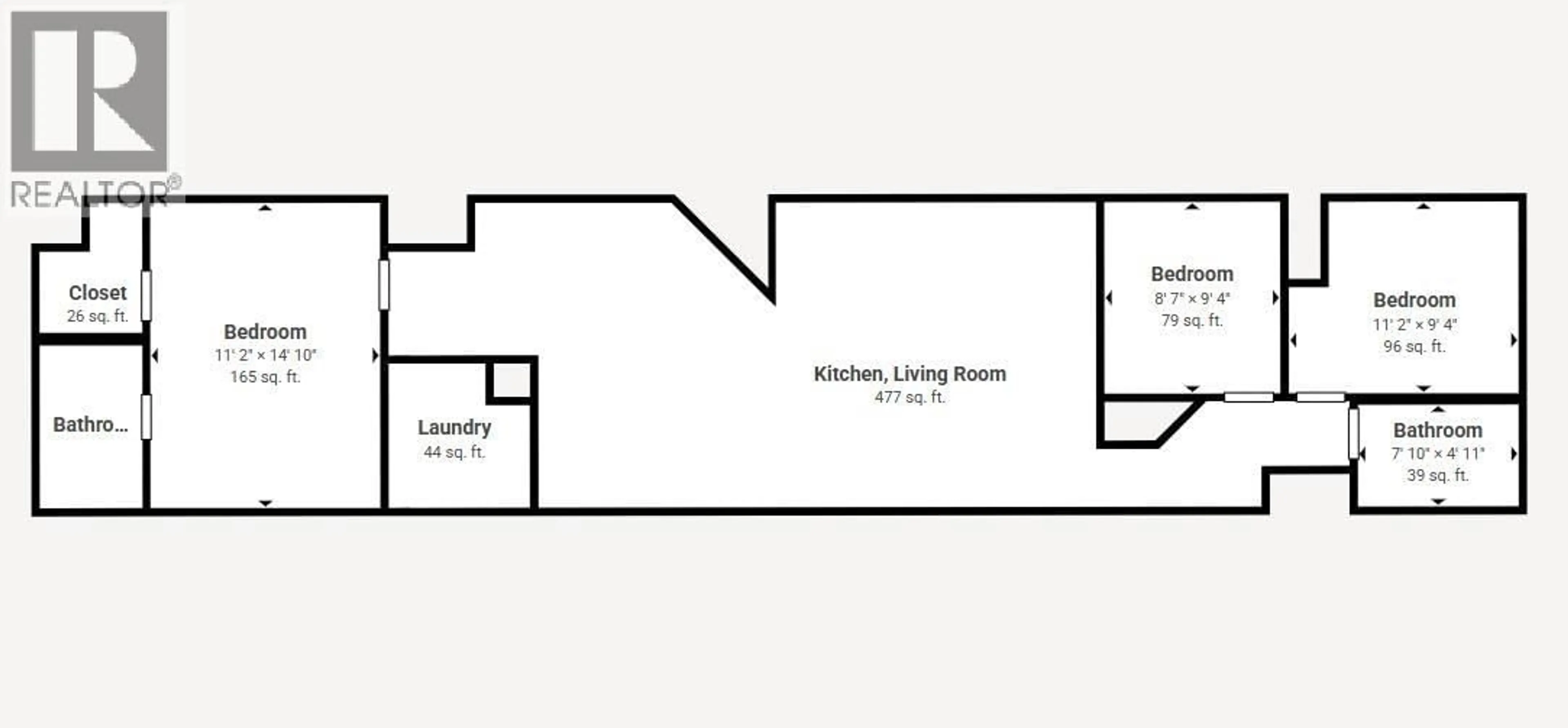 Floor plan for 4 - 3642 HILBORN ROAD, Quesnel British Columbia V2J3P7