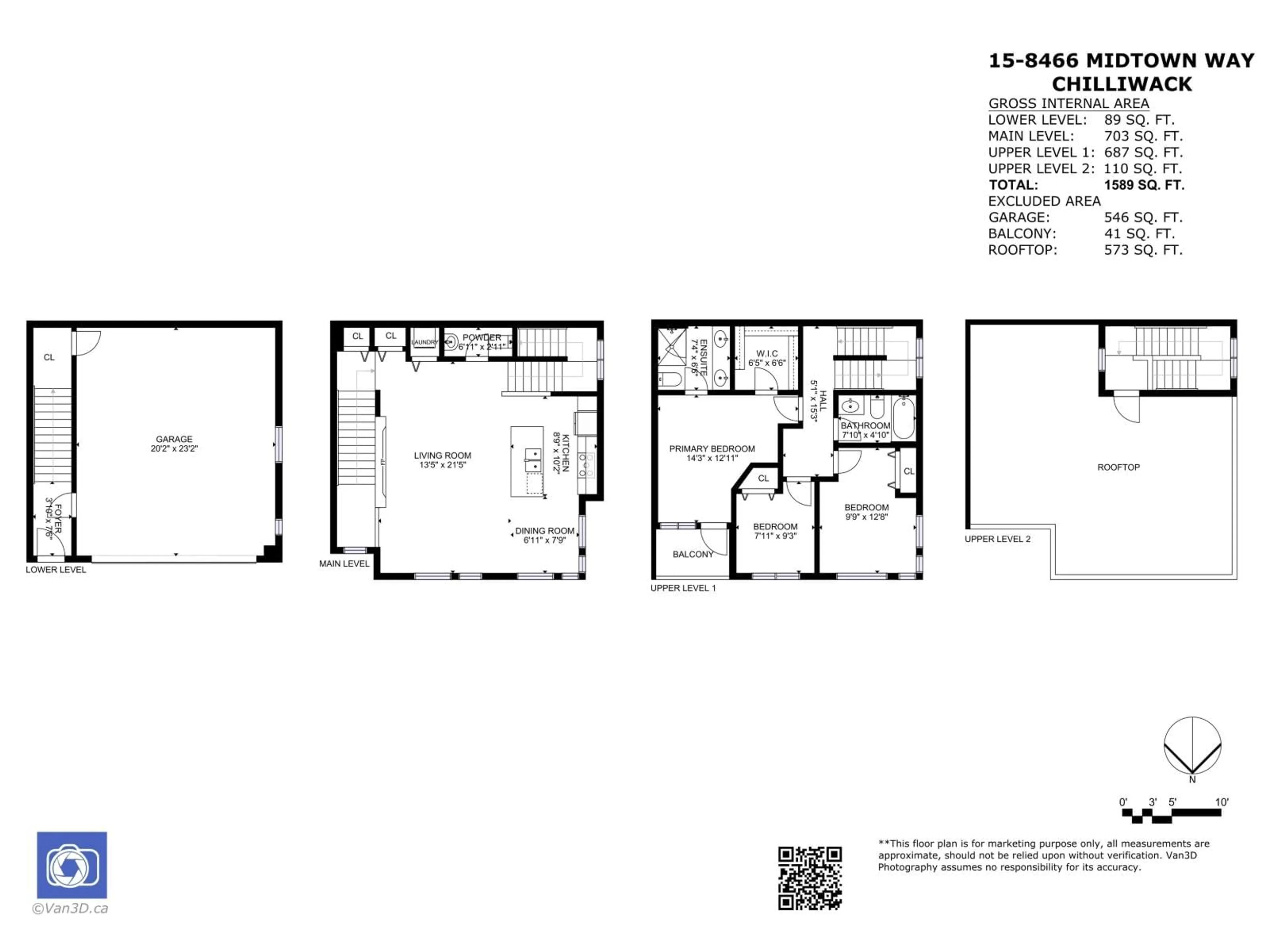 Floor plan for 15 - 8466 MIDTOWN WAY, Chilliwack British Columbia V2P0G8