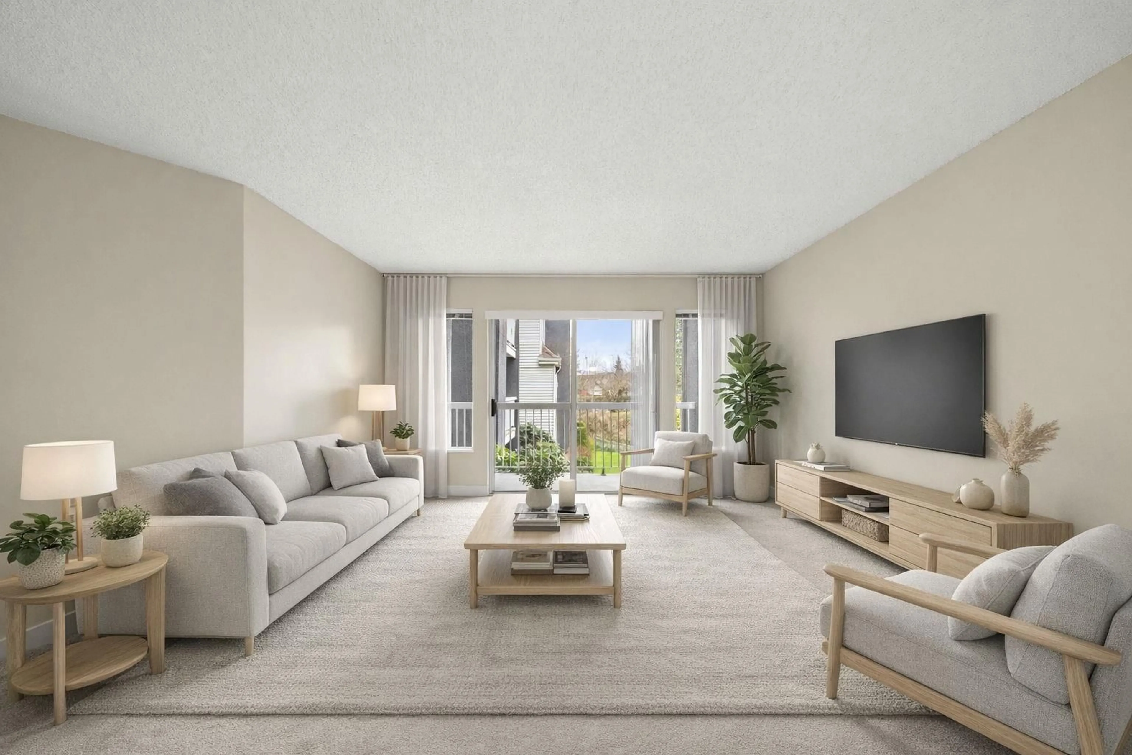 Living room with furniture, unknown for 107 - 5700 200 STREET, Langley British Columbia V3A7S6