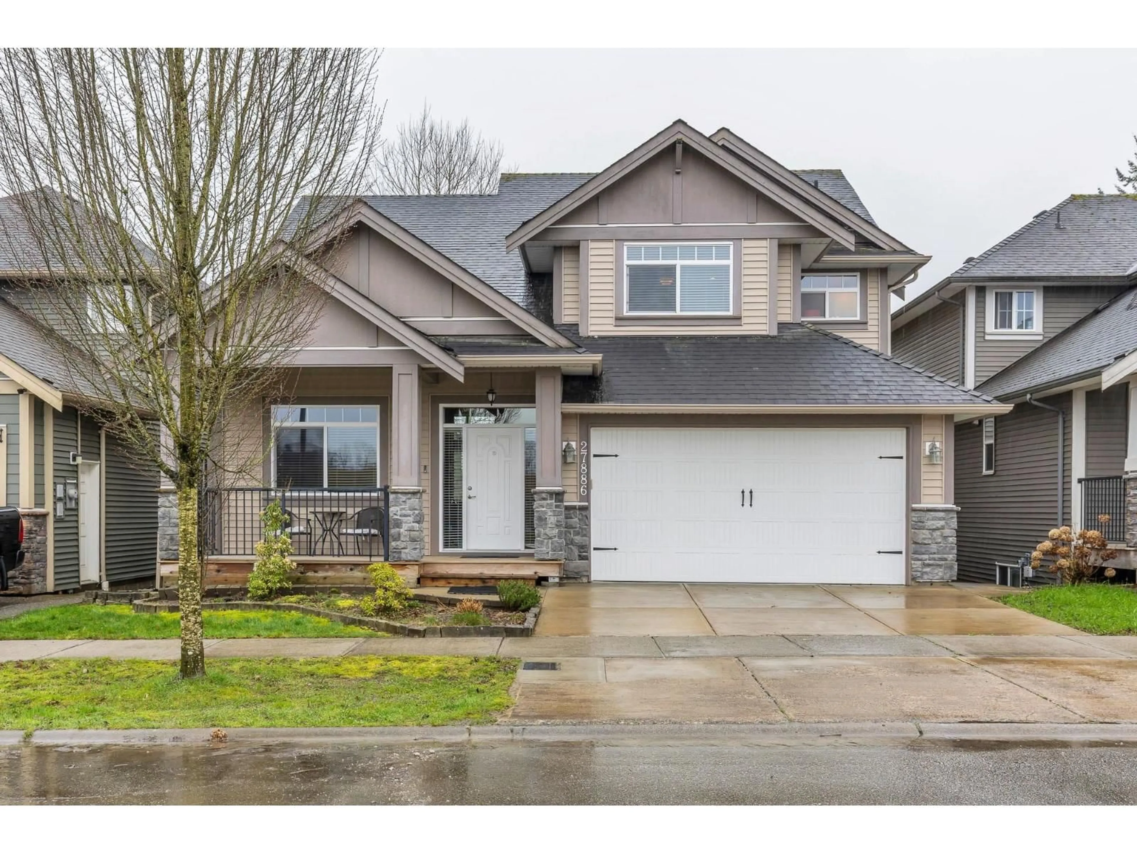 Home with brick exterior material, street for 27886 MACLURE ROAD, Abbotsford British Columbia V4X0A9