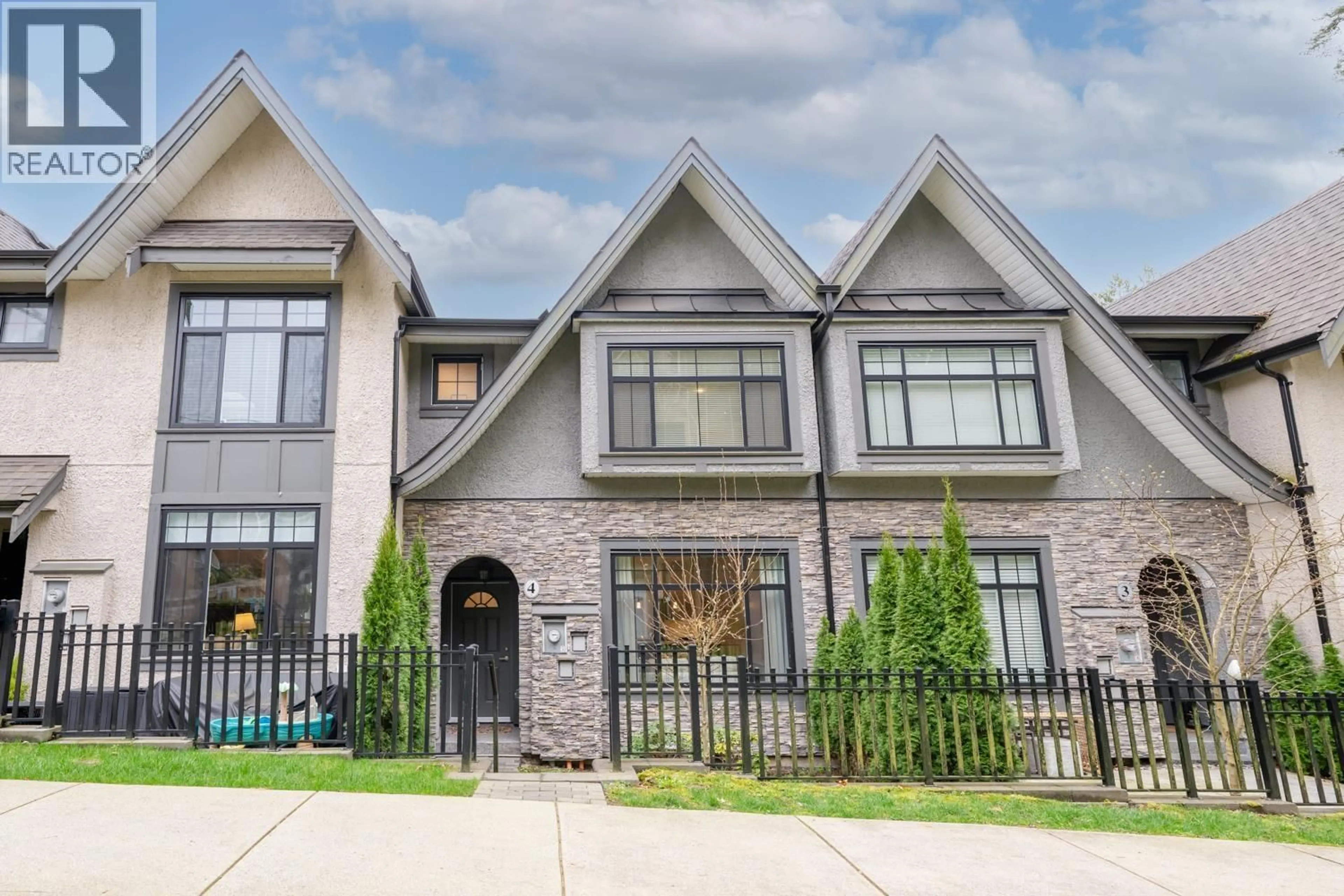 Home with brick exterior material, street for 4 - 3406 ROXTON AVENUE, Coquitlam British Columbia V3B0G7