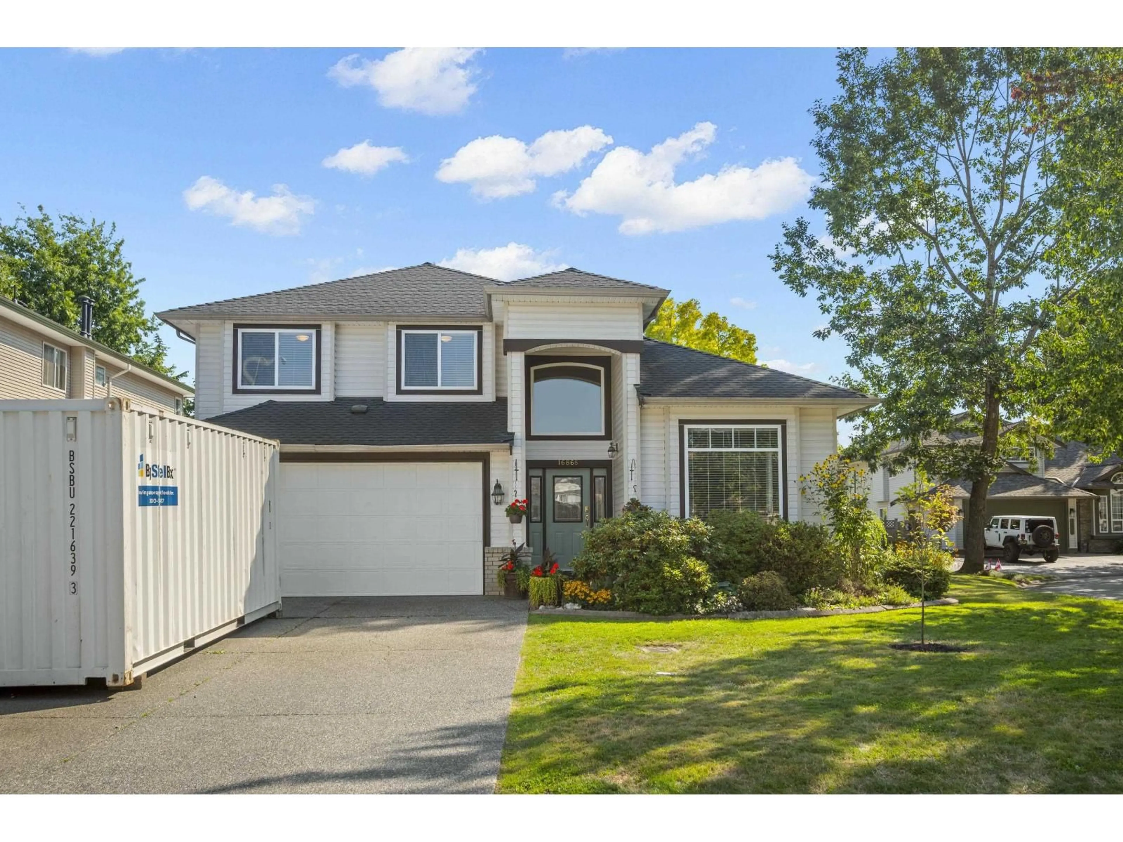 Home with vinyl exterior material, street for 16868 61A AVENUE, Surrey British Columbia V3S8X7