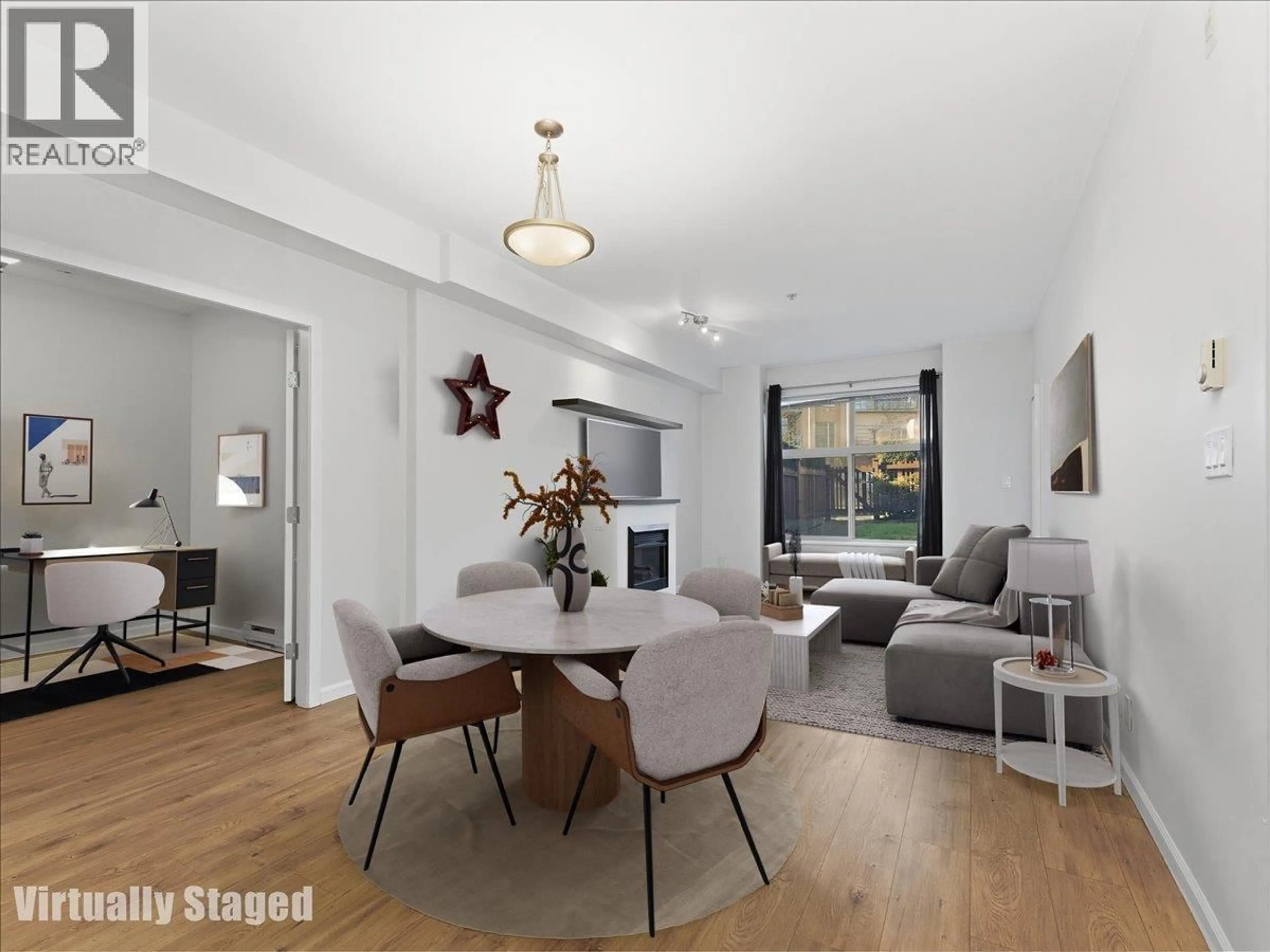 Living room with furniture, unknown for 101 - 275 ROSS DRIVE, New Westminster British Columbia V3L0B6