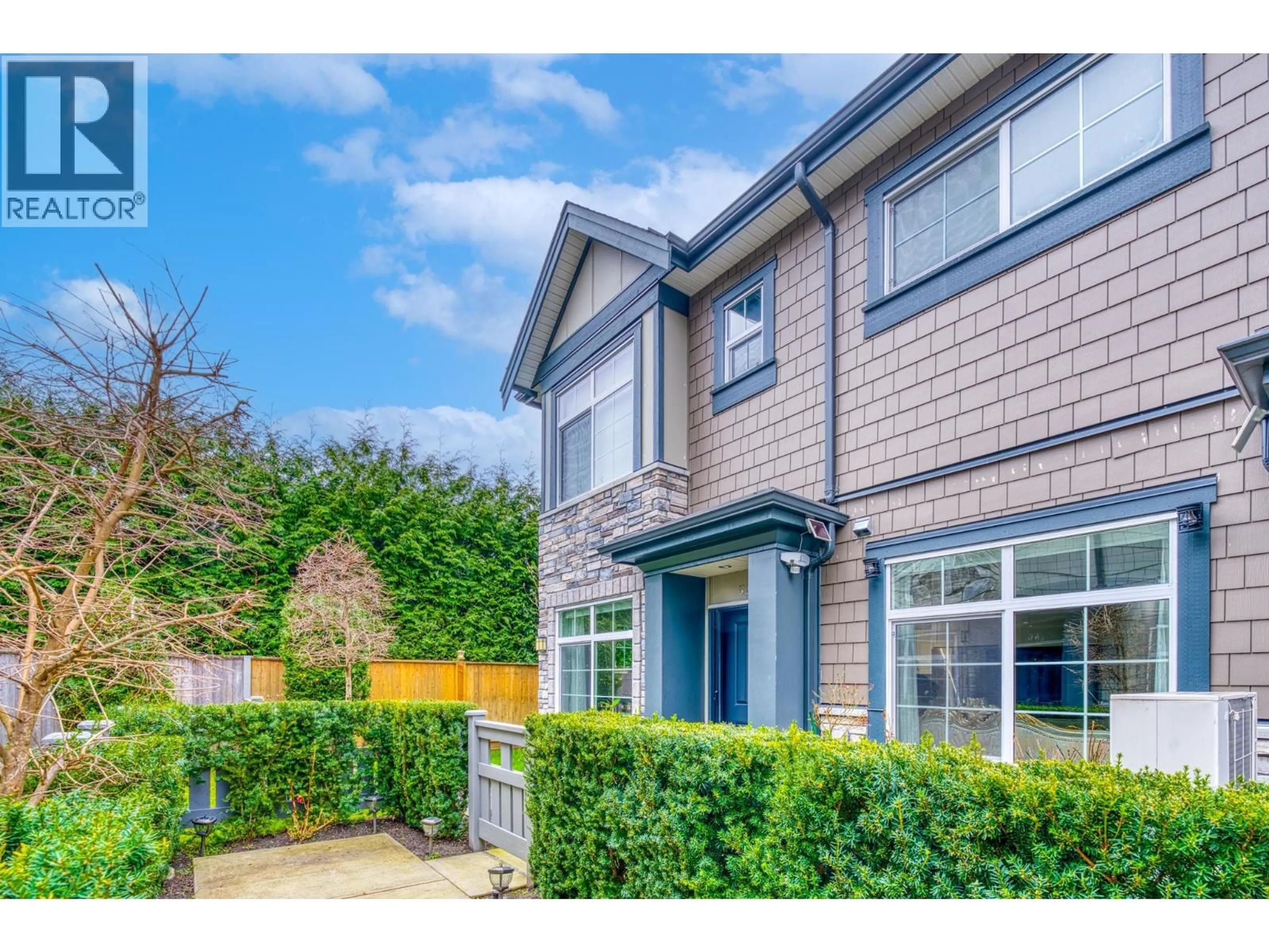 A pic from outside/outdoor area/front of a property/back of a property/a pic from drone, street for 53 - 7191 LECHOW STREET, Richmond British Columbia V6Y0L1