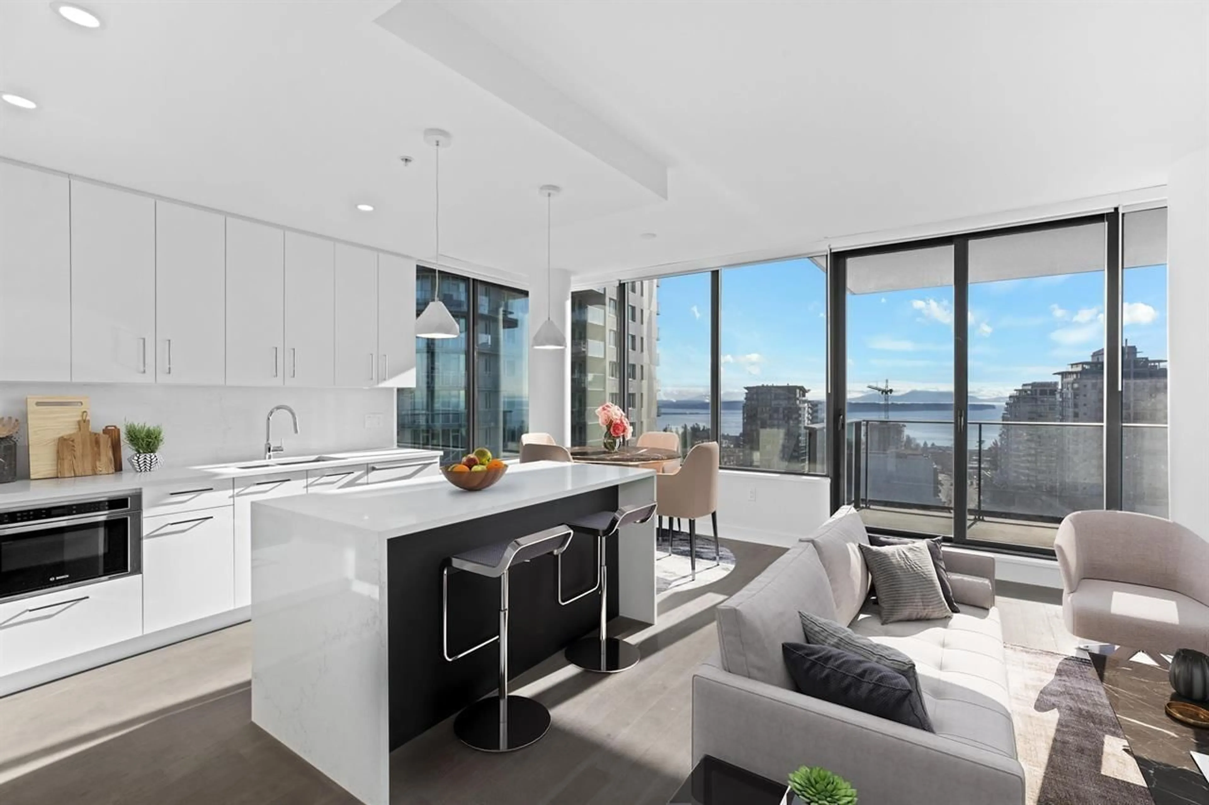 Open concept kitchen, unknown for 2304 - 1588 JOHNSTON ROAD, White Rock British Columbia V4B0C5