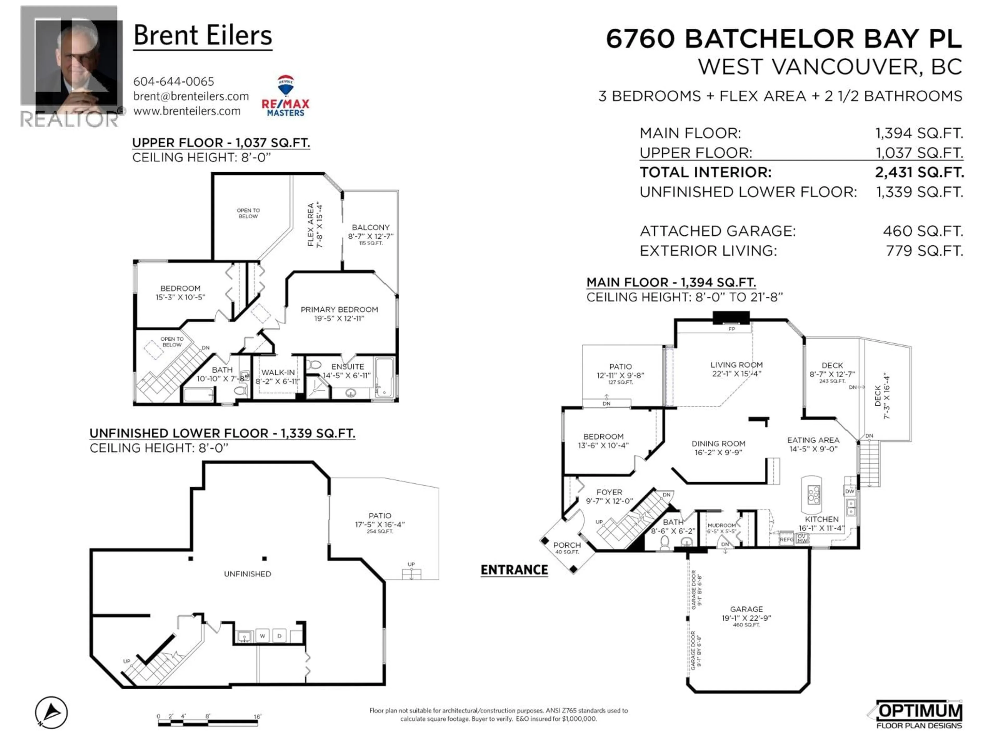 Floor plan for 6760 BATCHELOR BAY PLACE, West Vancouver British Columbia V7W3B7