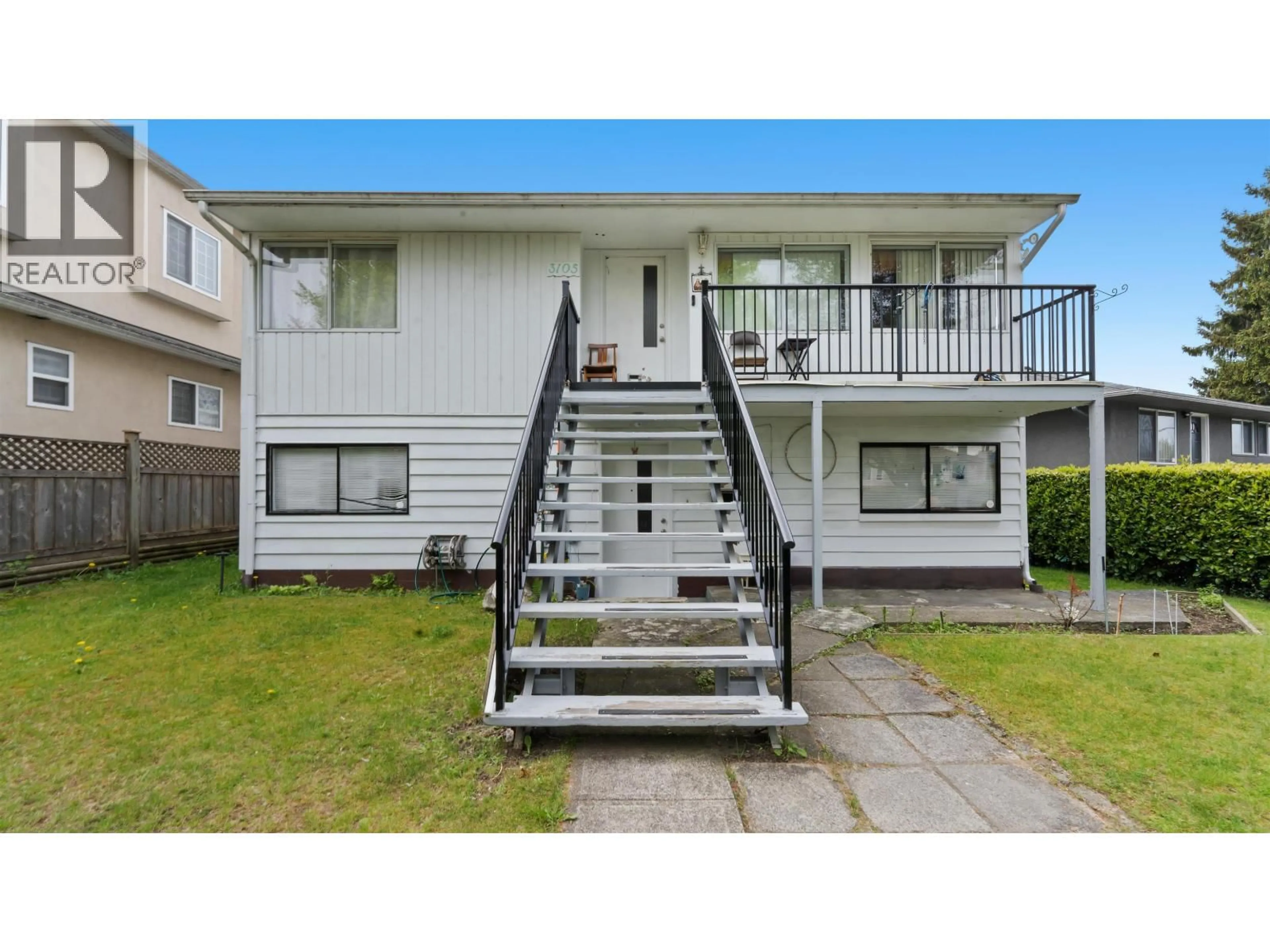 Home with vinyl exterior material, street for 3105 DIEPPE DRIVE, Vancouver British Columbia V5M4B2