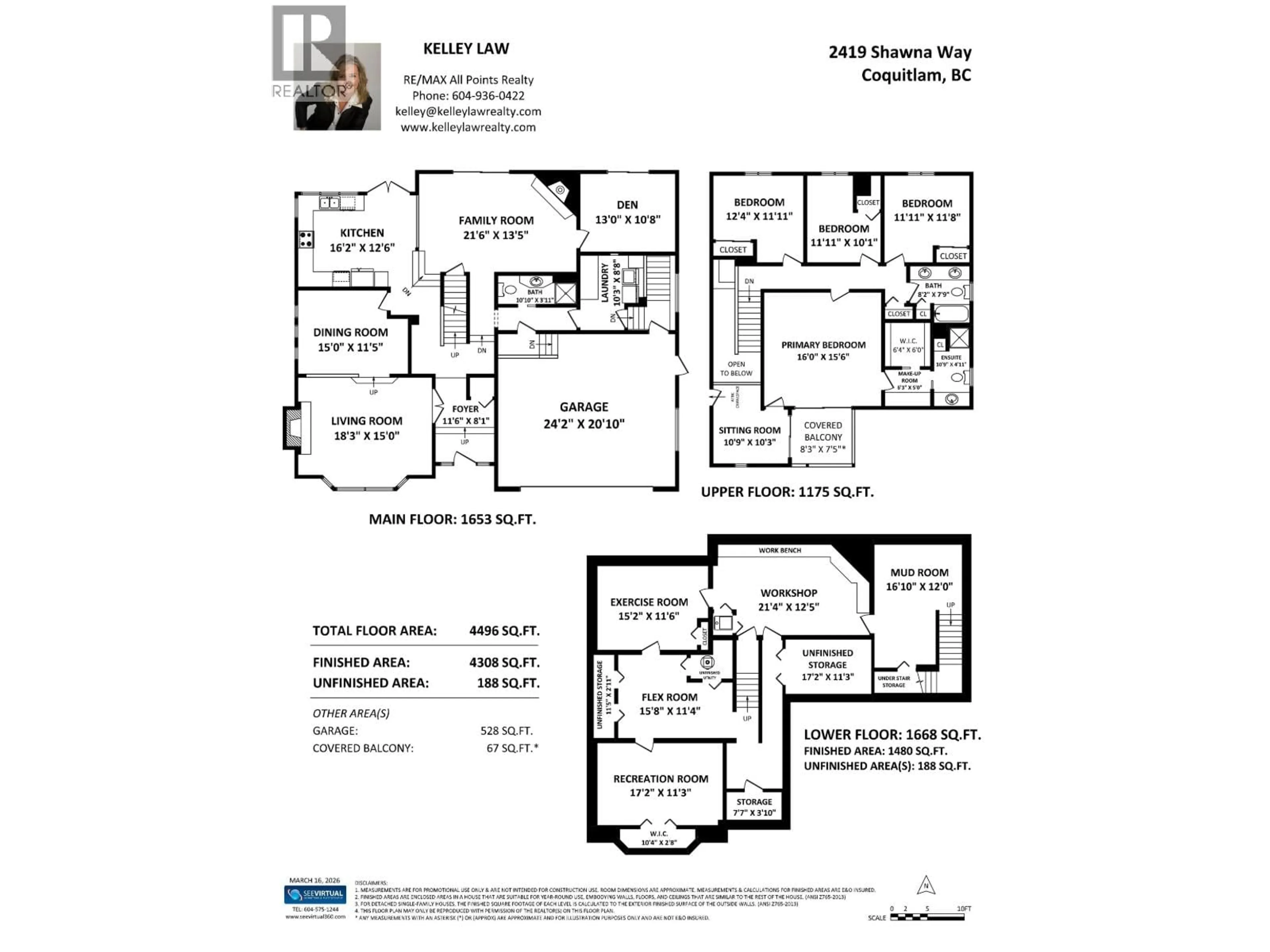 Floor plan for 2419 SHAWNA WAY, Coquitlam British Columbia V3K3A3