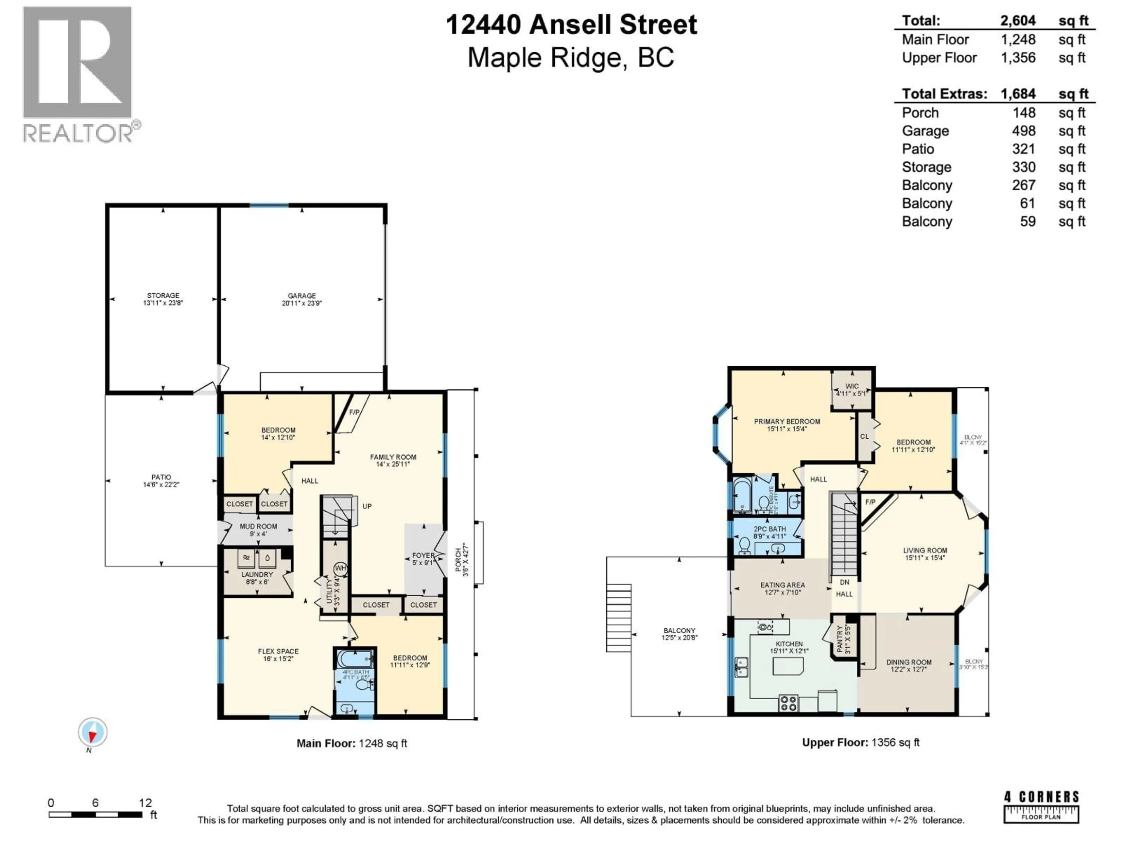Floor plan for 12440 ANSELL STREET, Maple Ridge British Columbia V4R1L4
