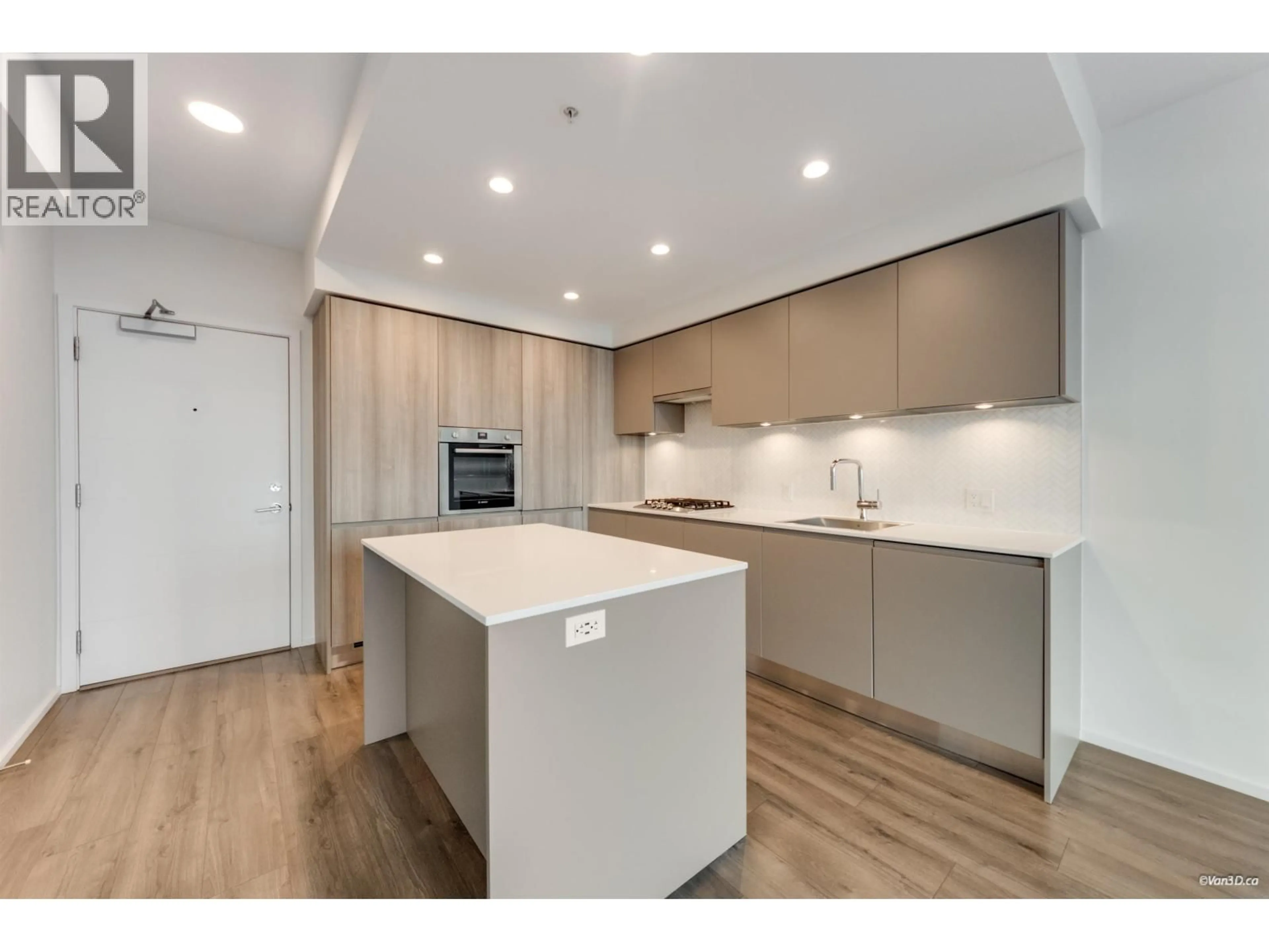 Open concept kitchen, wood/laminate floor for 2608 - 3809 EVERGREEN PLACE, Burnaby British Columbia V3J0M1