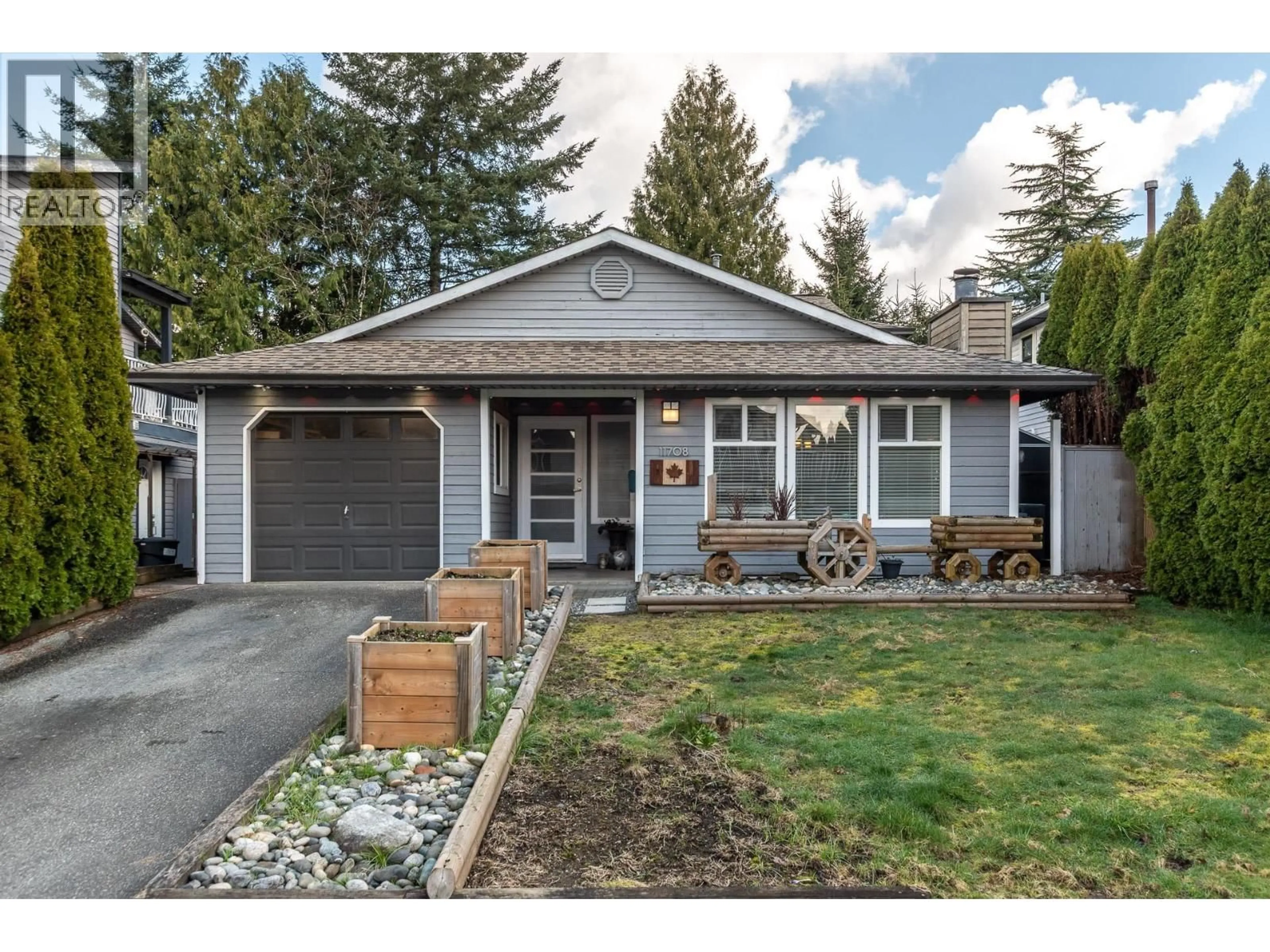 Home with vinyl exterior material, street for 11708 FURUKAWA PLACE, Maple Ridge British Columbia V2X8T6