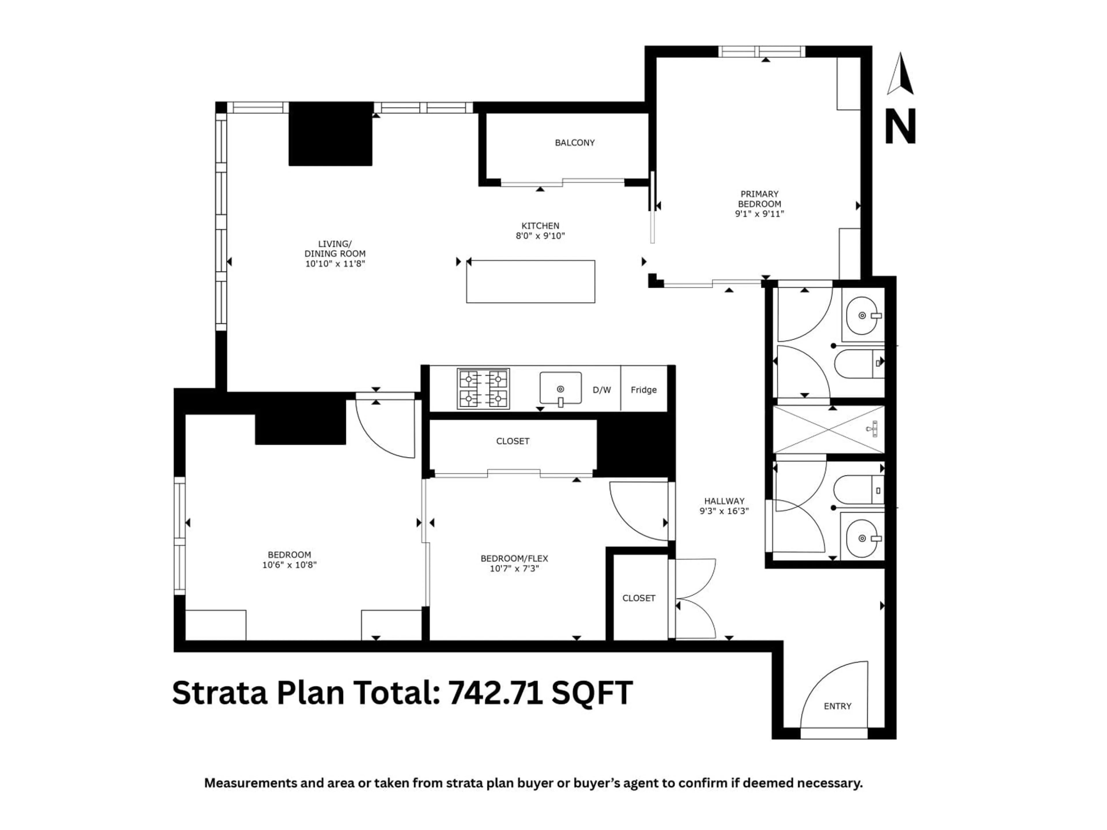 Floor plan for 2006 - 13438 CENTRAL AVENUE, Surrey British Columbia V3T0N2