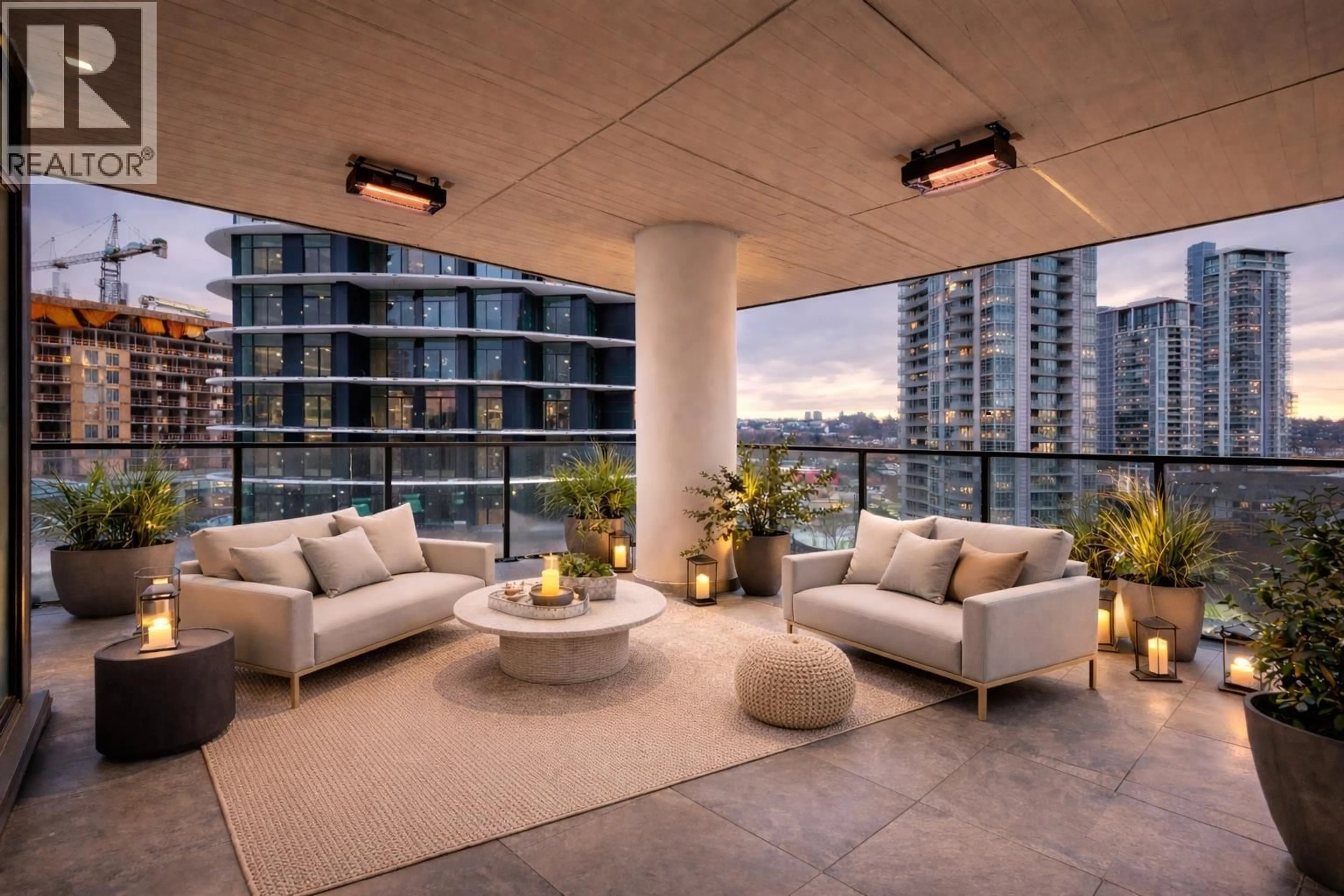 Patio, water/lake/river/ocean view for 309 - 4880 LOUGHEED HIGHWAY, Burnaby British Columbia V5C0N1