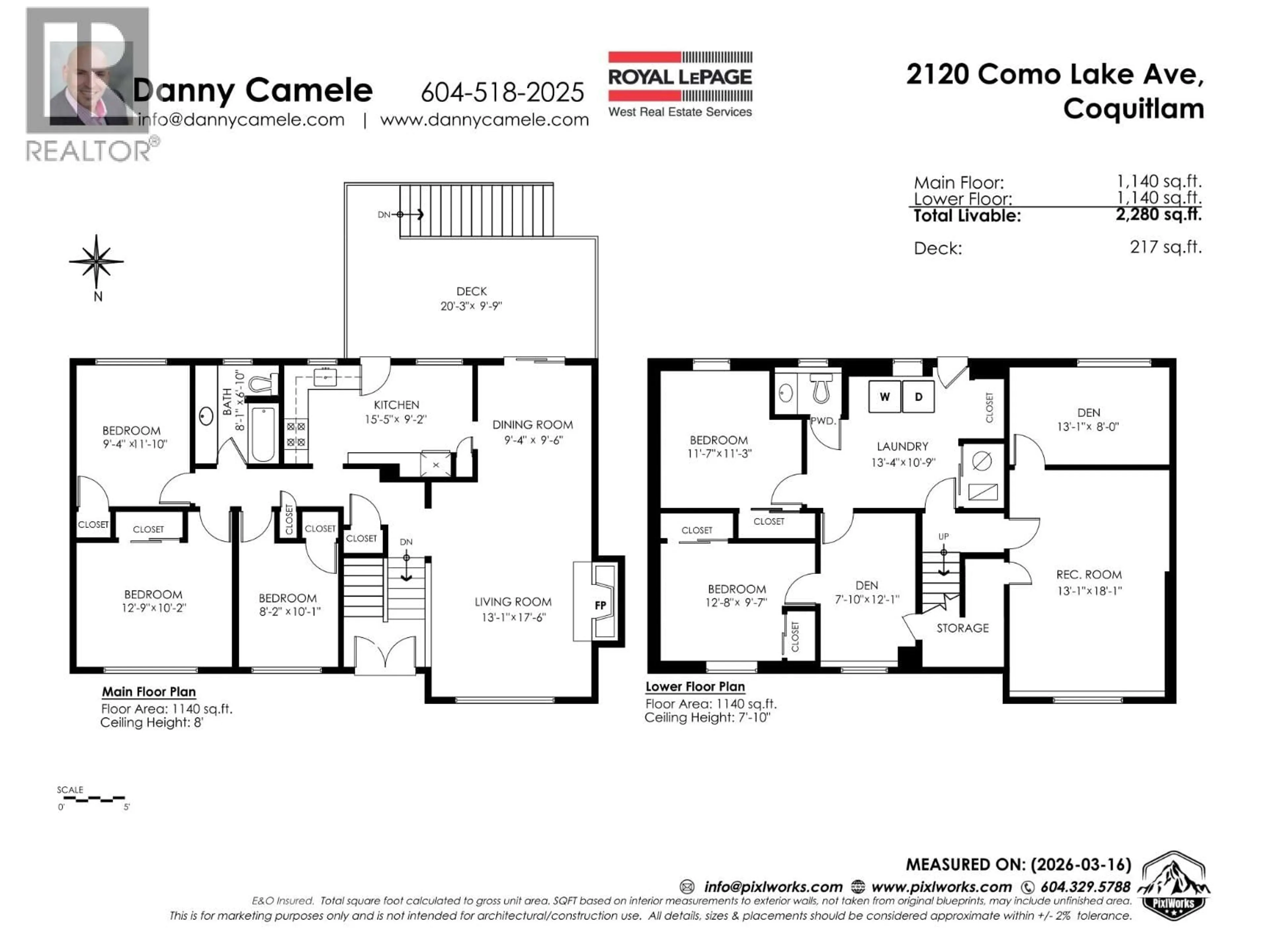Floor plan for 2120 COMO LAKE AVENUE, Coquitlam British Columbia V3J3R5