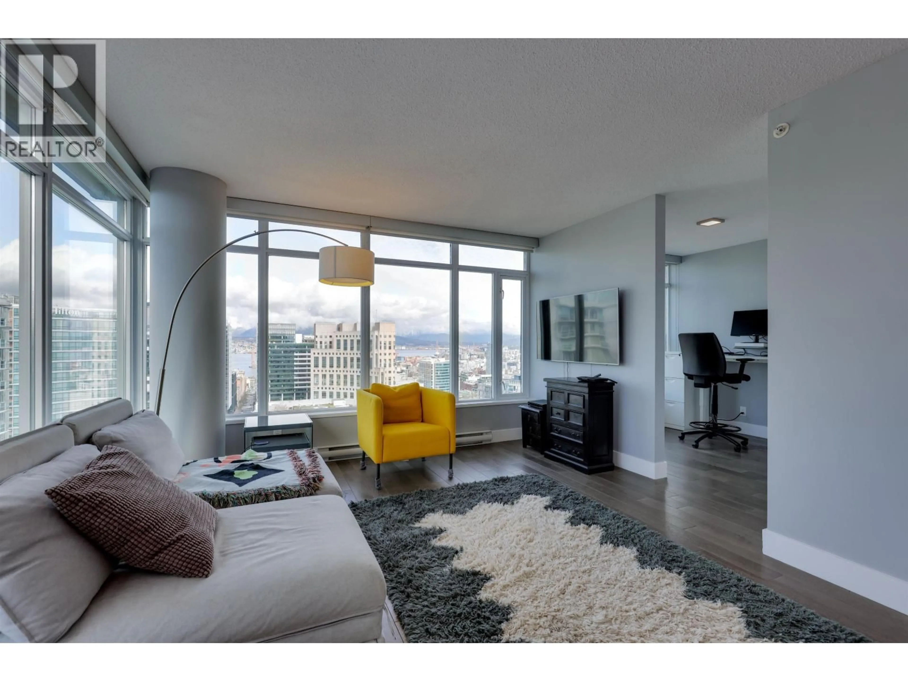 Living room with furniture, unknown for 3102 - 888 HOMER STREET, Vancouver British Columbia V6B0H7