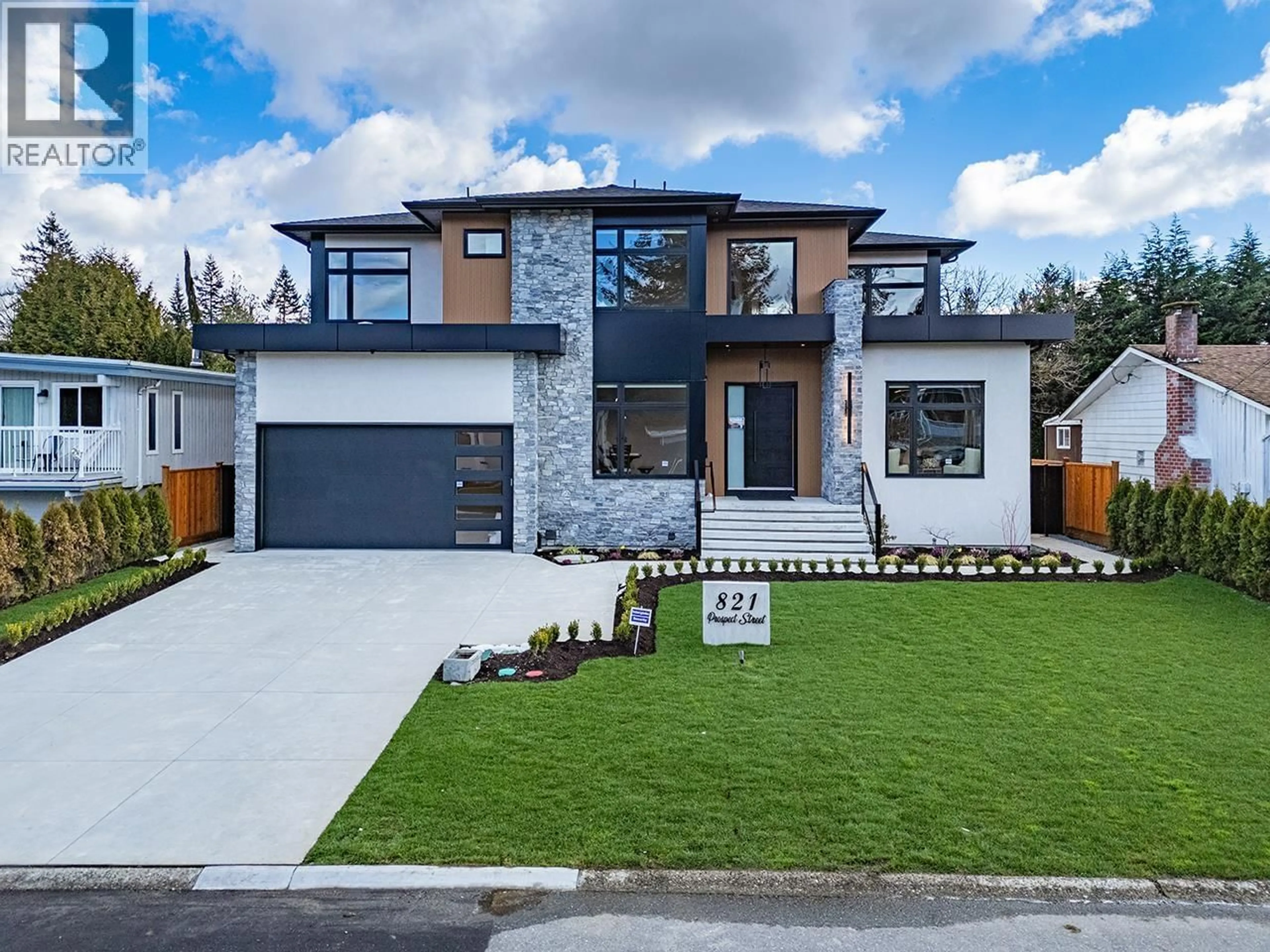 Home with brick exterior material, street for 821 PROSPECT STREET, Coquitlam British Columbia V3J6E8