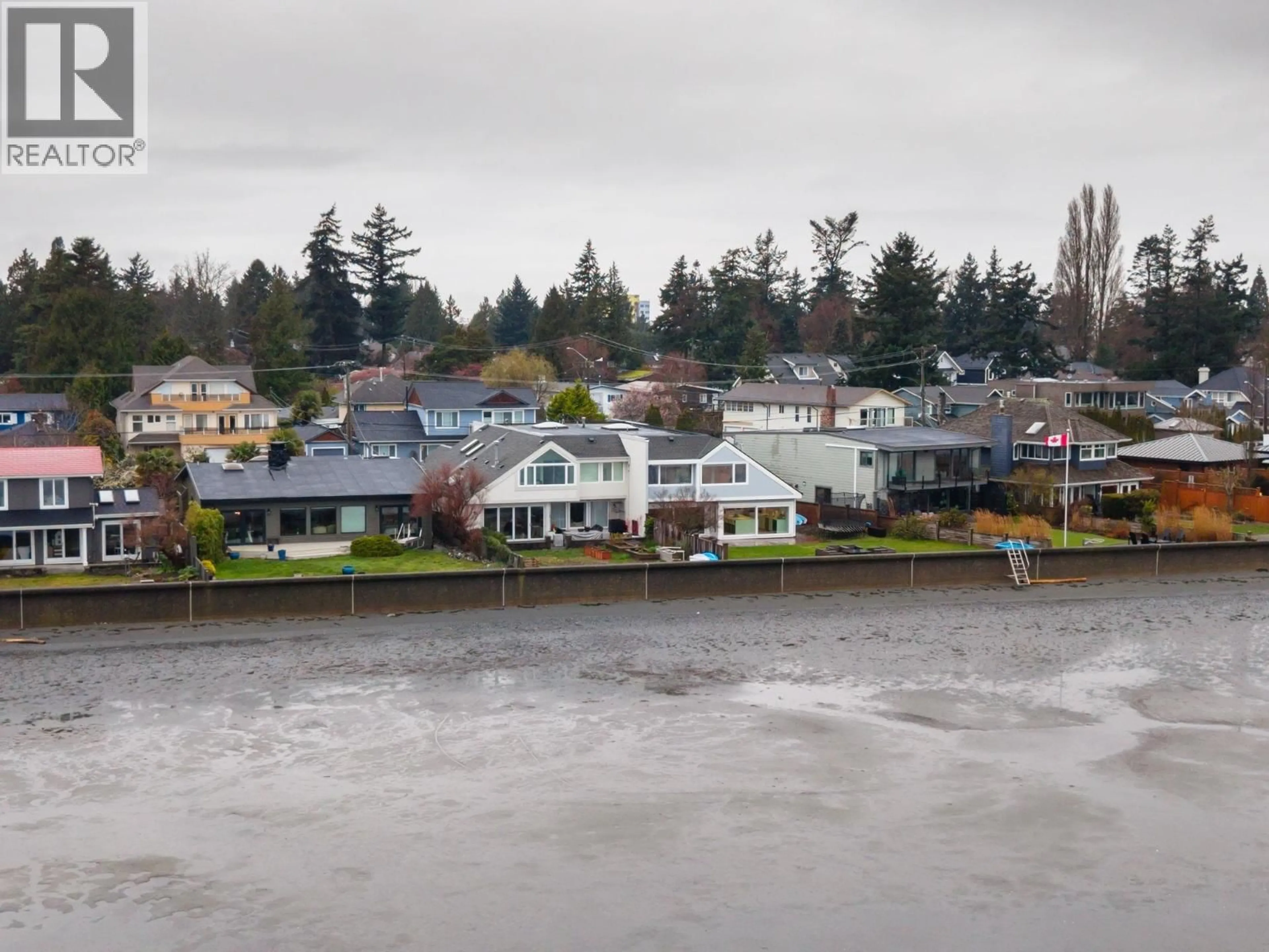 A pic from outside/outdoor area/front of a property/back of a property/a pic from drone, water/lake/river/ocean view for 1584 BEACH GROVE ROAD, Delta British Columbia V4L1N6