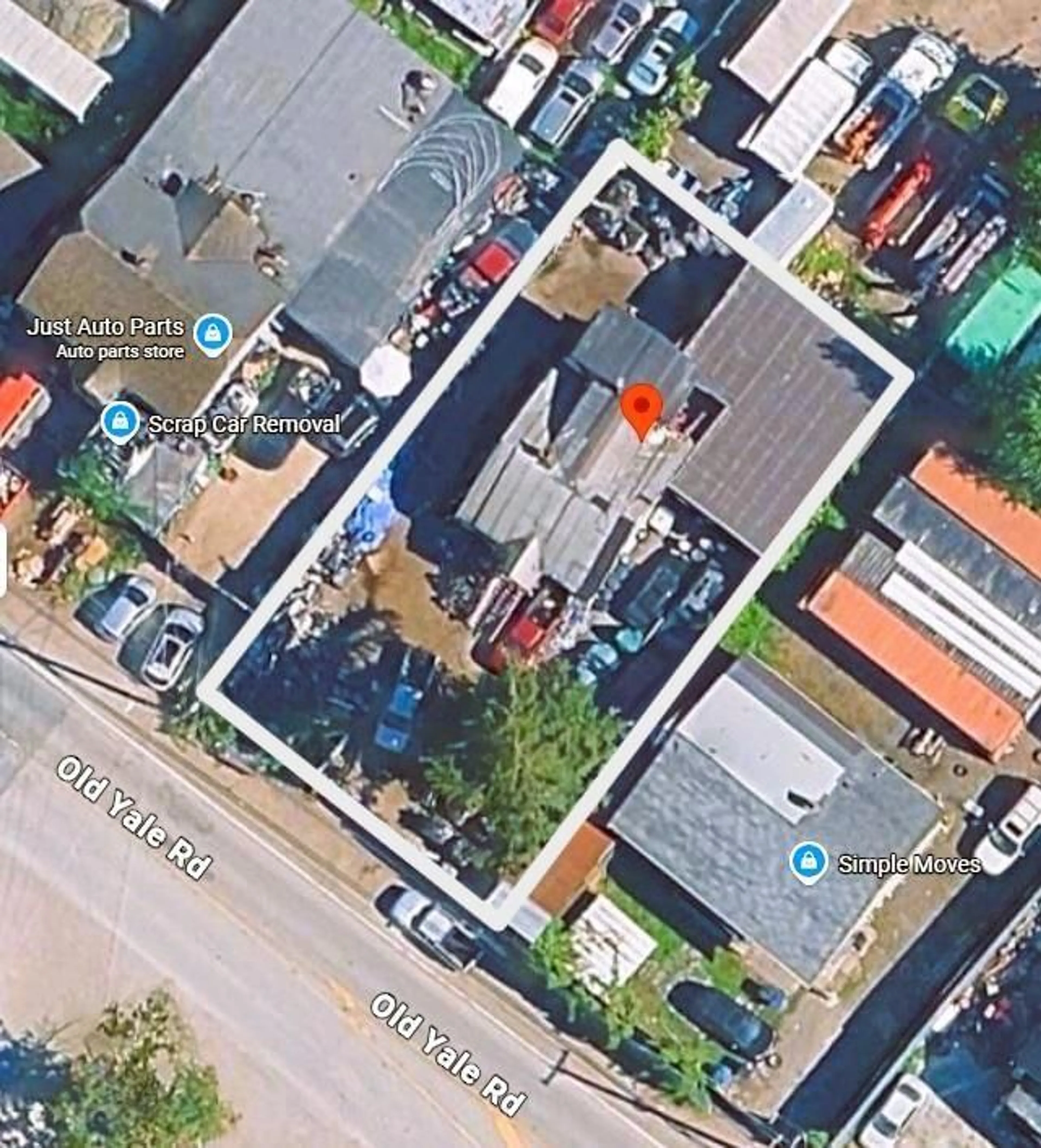 A pic from outside/outdoor area/front of a property/back of a property/a pic from drone, street for 12343 OLD YALE ROAD, Surrey British Columbia V3V3X7