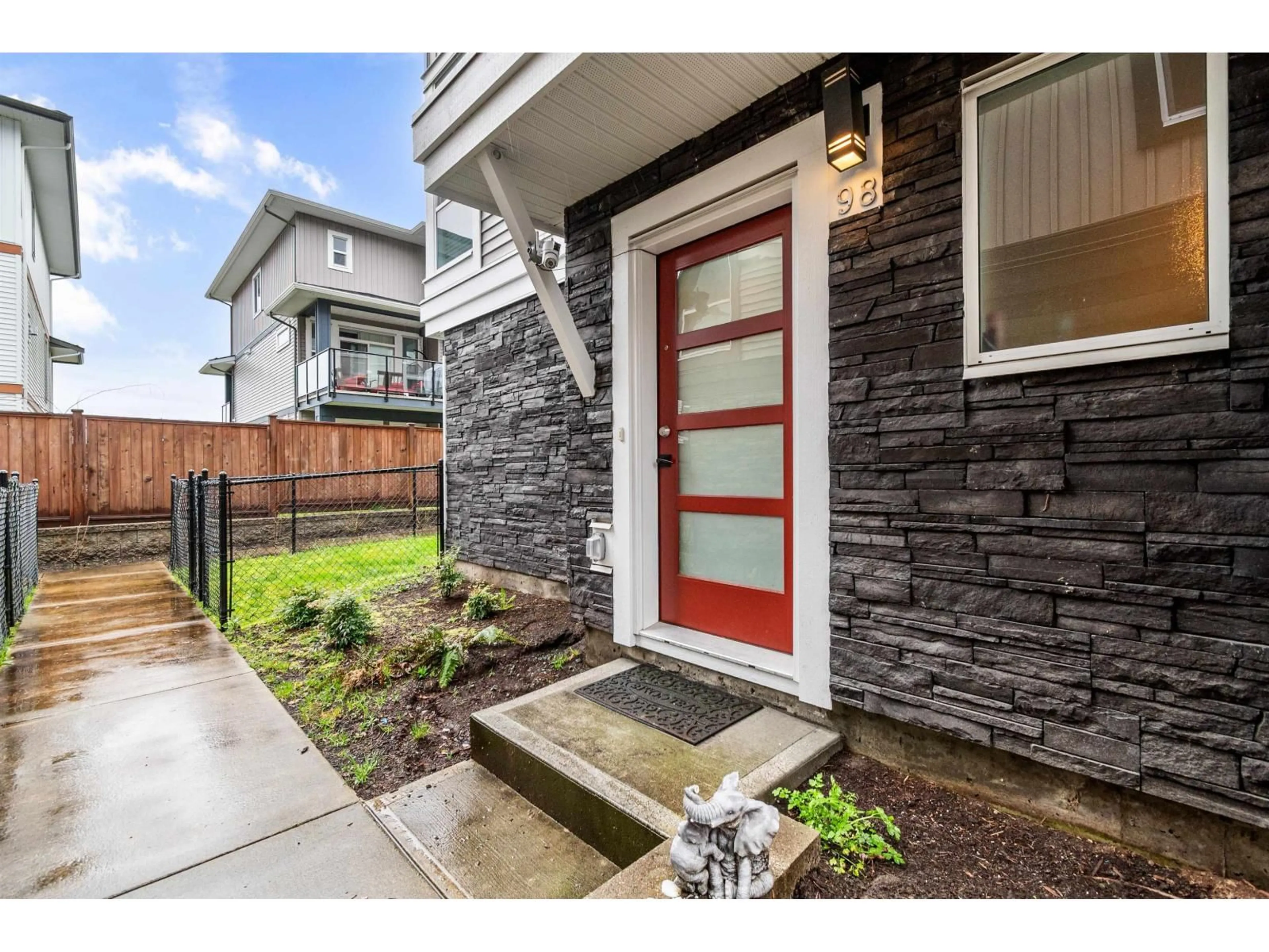 Home with brick exterior material, street for 98 - 8413 MIDTOWN WAY, Chilliwack British Columbia V2P0G7