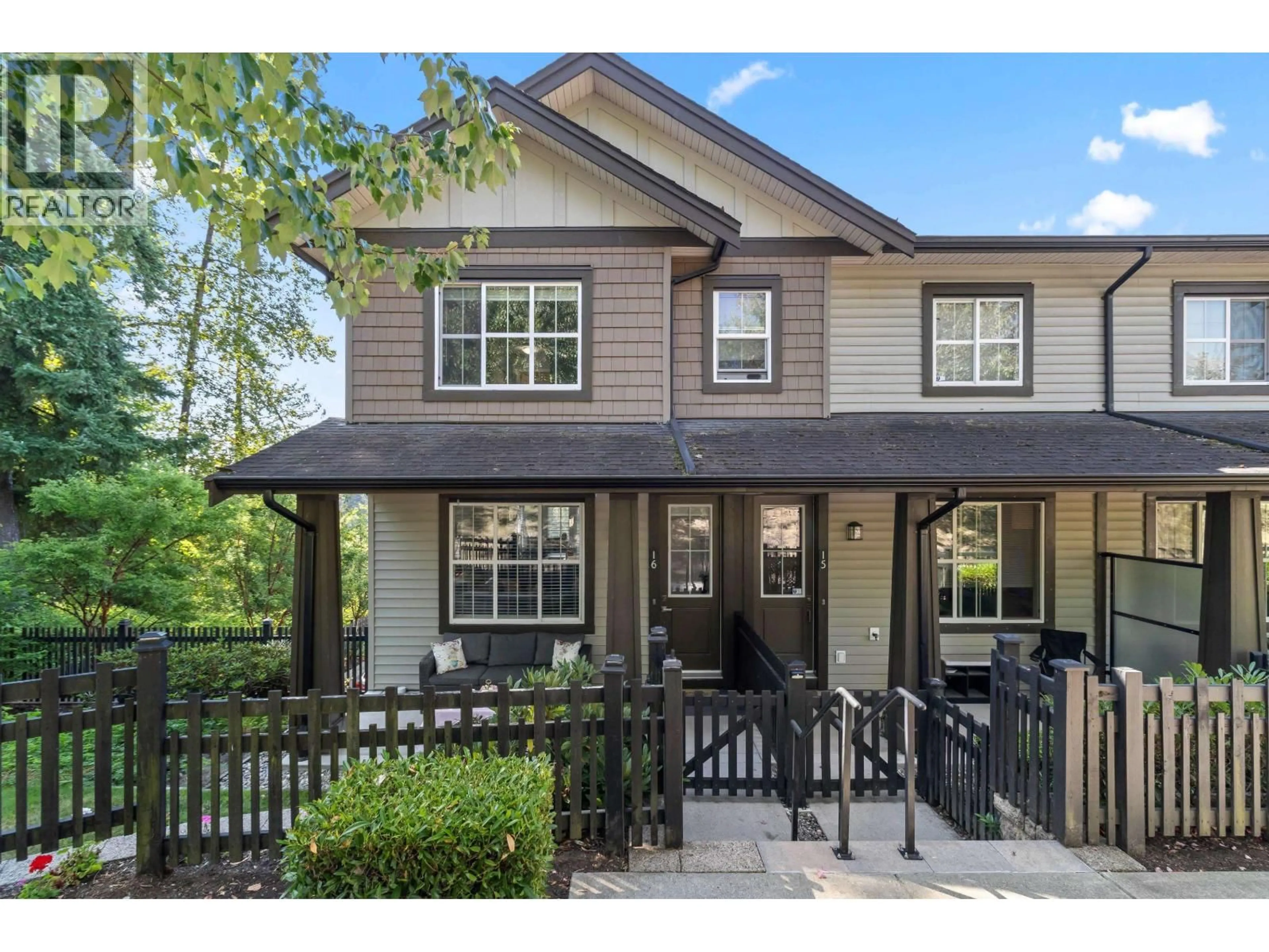 Home with vinyl exterior material, street for 16 - 11176 GILKER HILL ROAD, Maple Ridge British Columbia V2W0G5