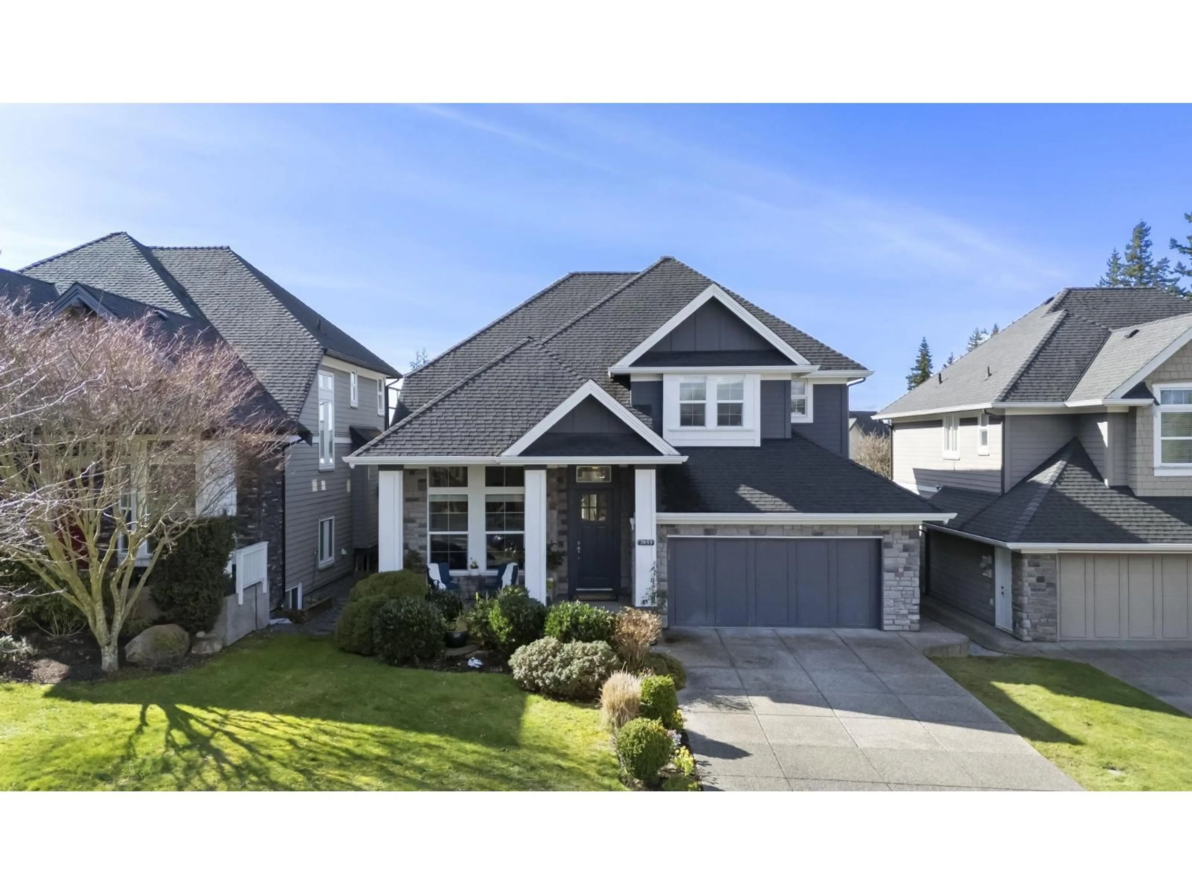 Home with vinyl exterior material, street for 2653 164 STREET, Surrey British Columbia V3Z0E2