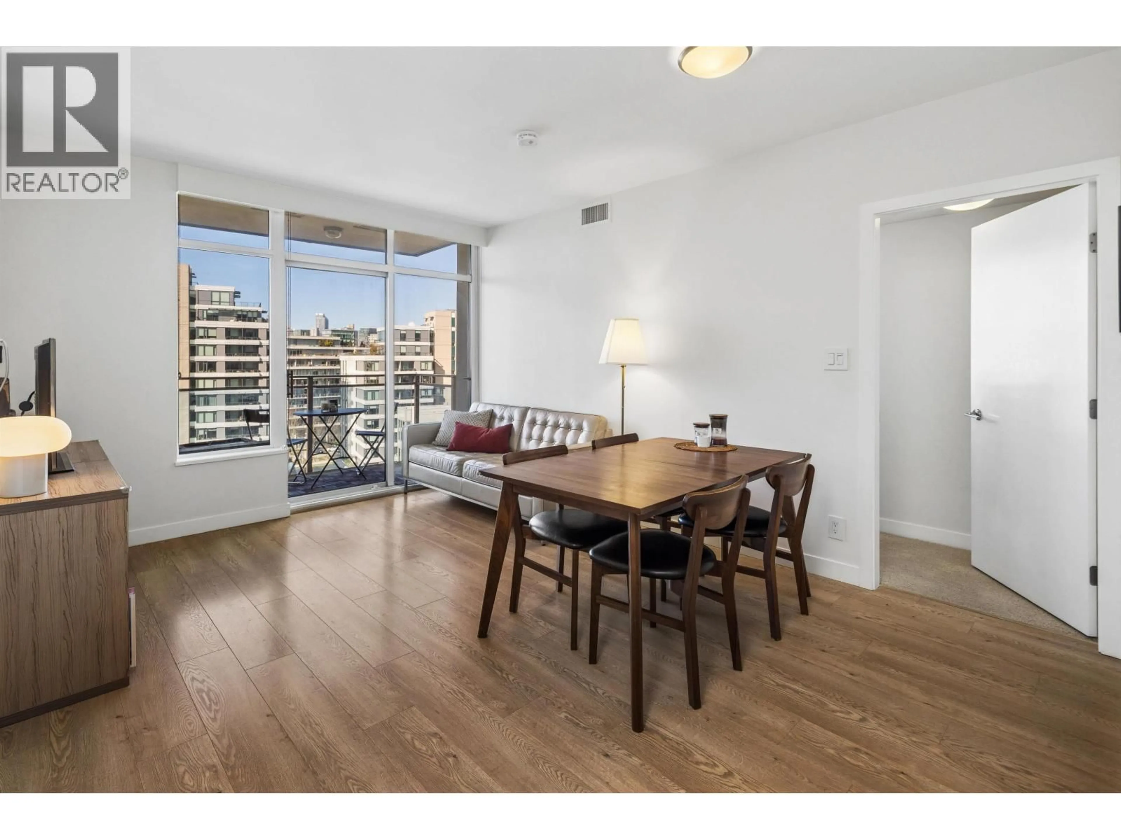 Dining room, wood/laminate floor for 1209 - 111 1ST AVENUE, Vancouver British Columbia V6A0E9