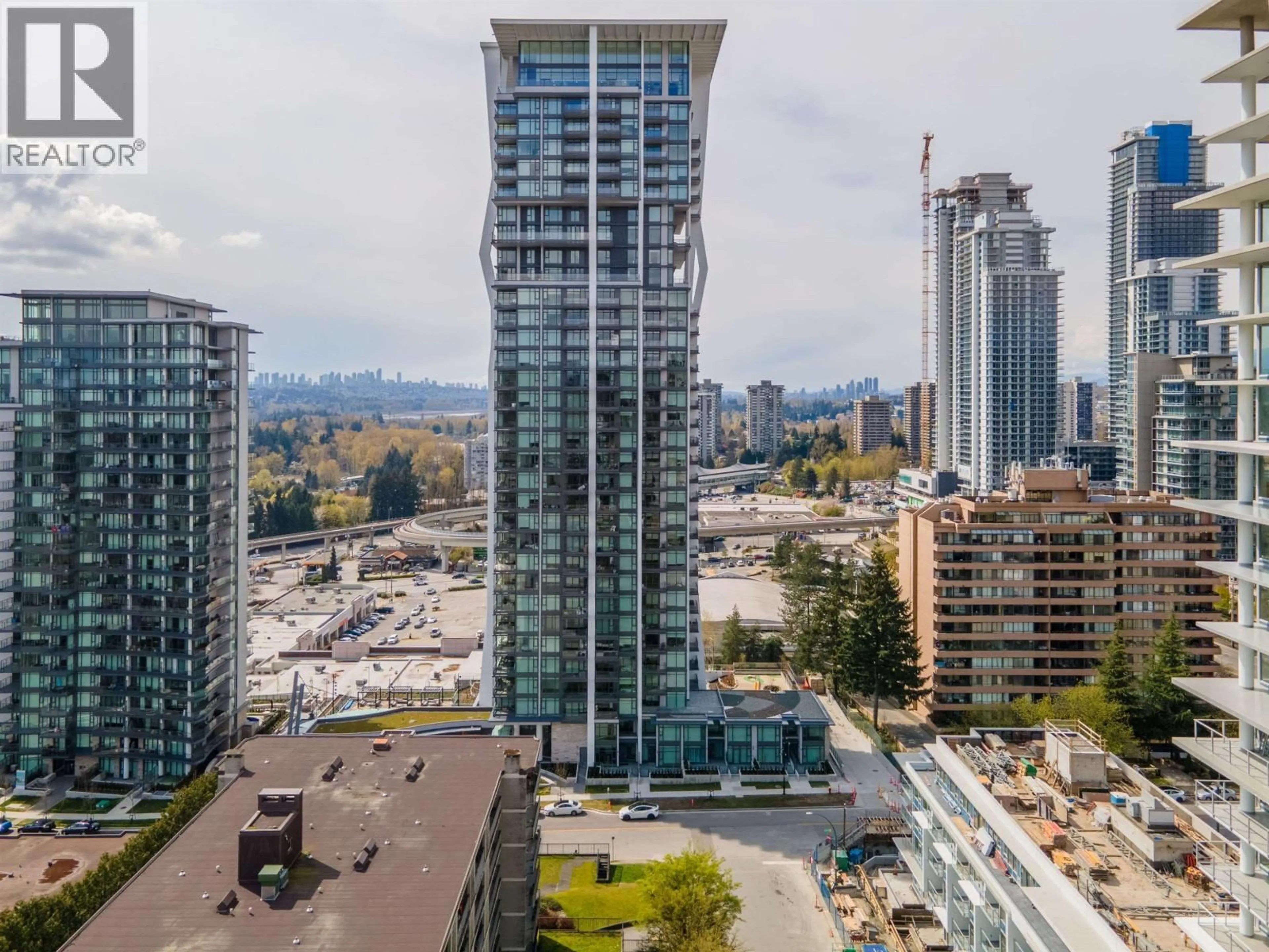 A pic from outside/outdoor area/front of a property/back of a property/a pic from drone, city buildings view from balcony for 1301 - 450 WESTVIEW STREET, Coquitlam British Columbia V3K6C3