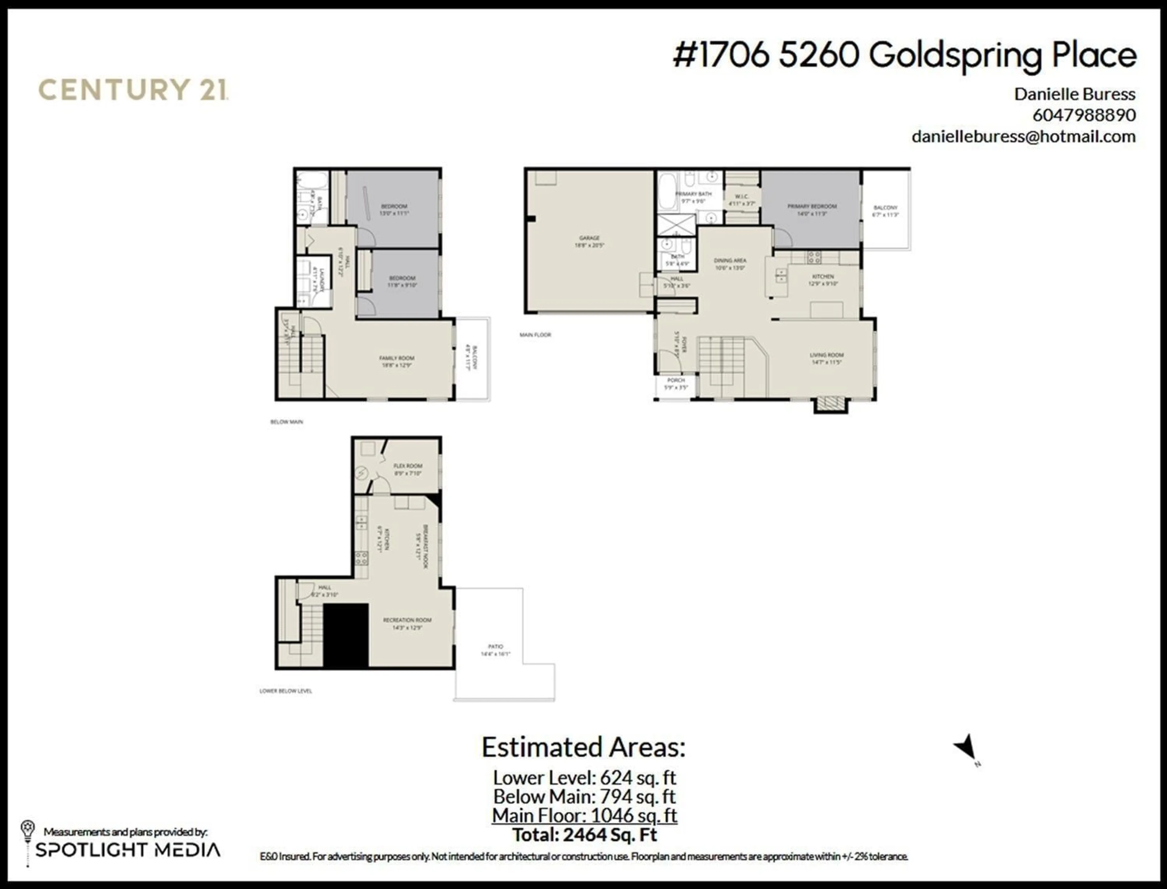 Floor plan for 1706 - 5260 GOLDSPRING PLACE, Chilliwack British Columbia V2R5S5