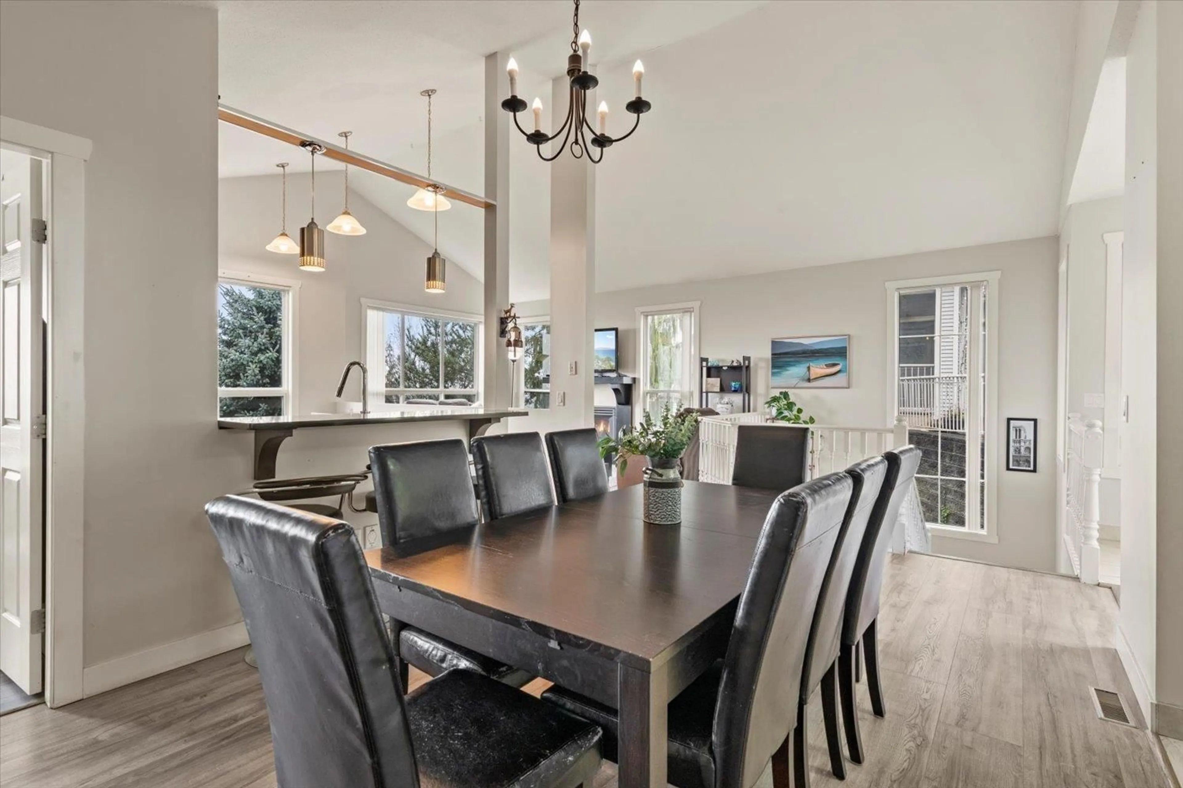 Open concept kitchen, wood/laminate floor for 1706 - 5260 GOLDSPRING PLACE, Chilliwack British Columbia V2R5S5