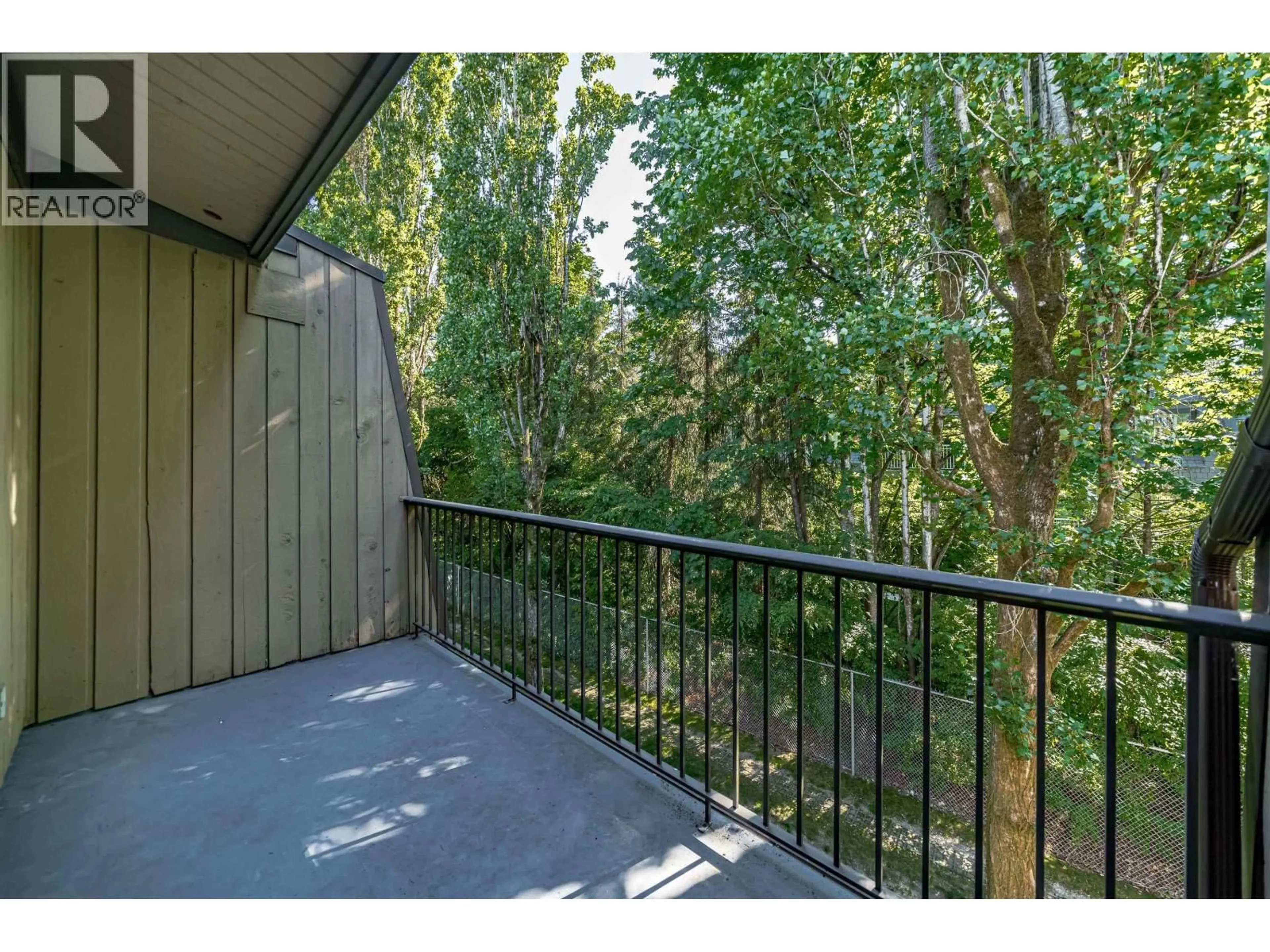 Patio, forest/trees view for 309 - 9101 HORNE STREET, Burnaby British Columbia V3N4M3