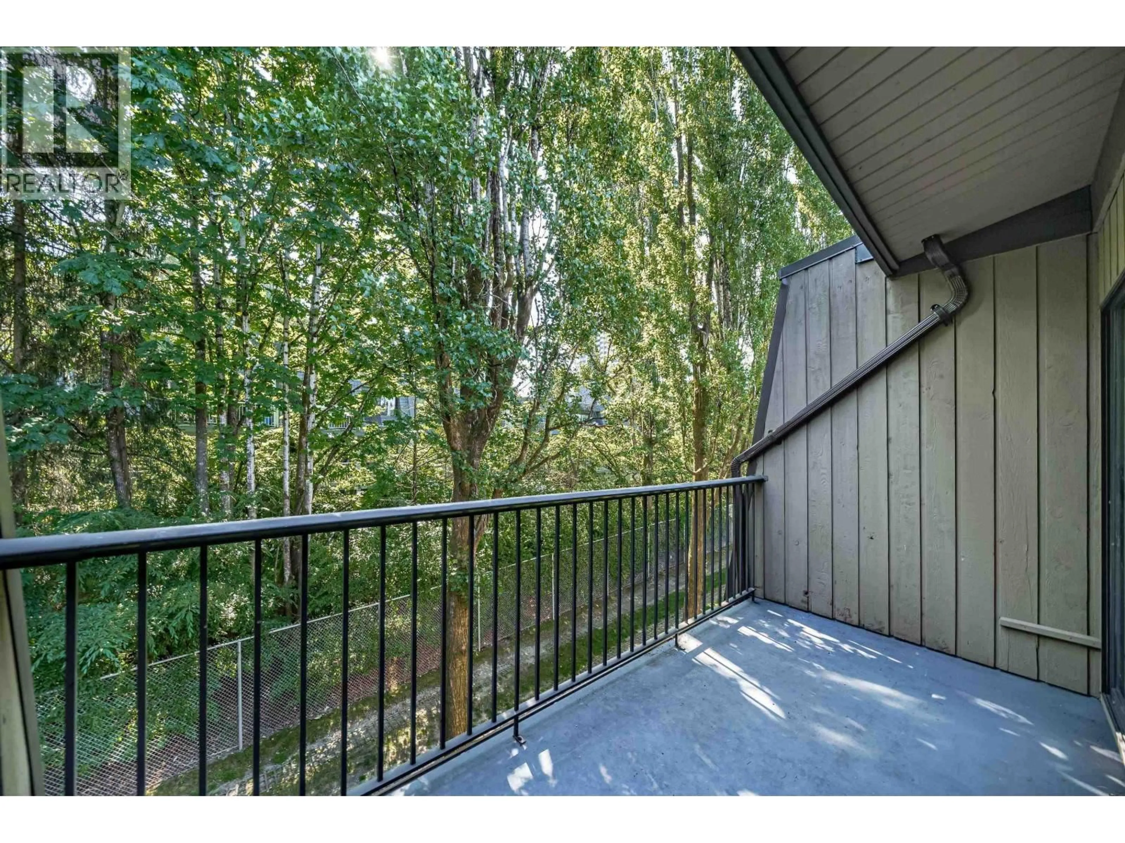 Patio, forest/trees view for 309 - 9101 HORNE STREET, Burnaby British Columbia V3N4M3
