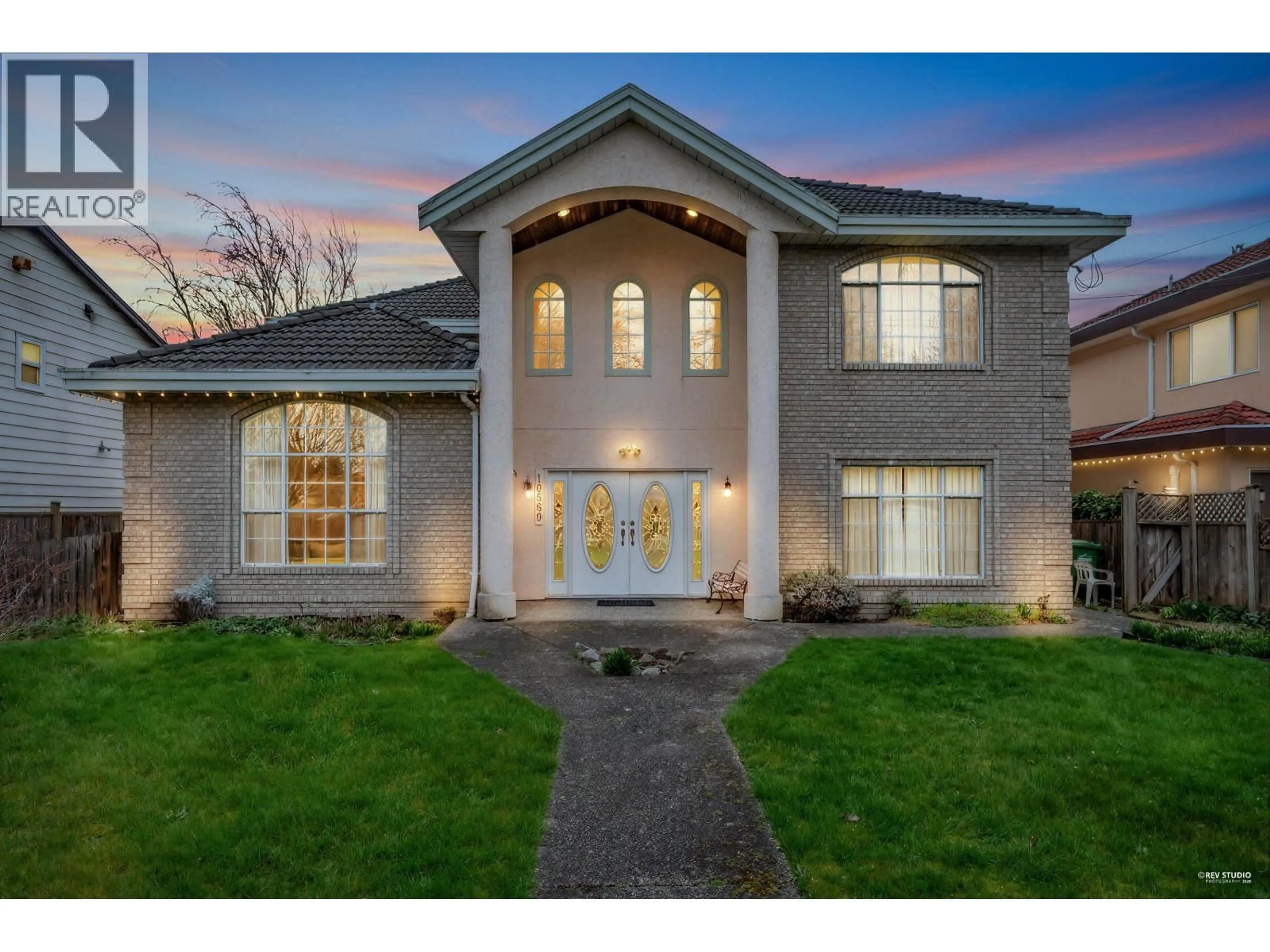 Home with brick exterior material, street for 10560 RAILWAY AVENUE, Richmond British Columbia V7E2B8