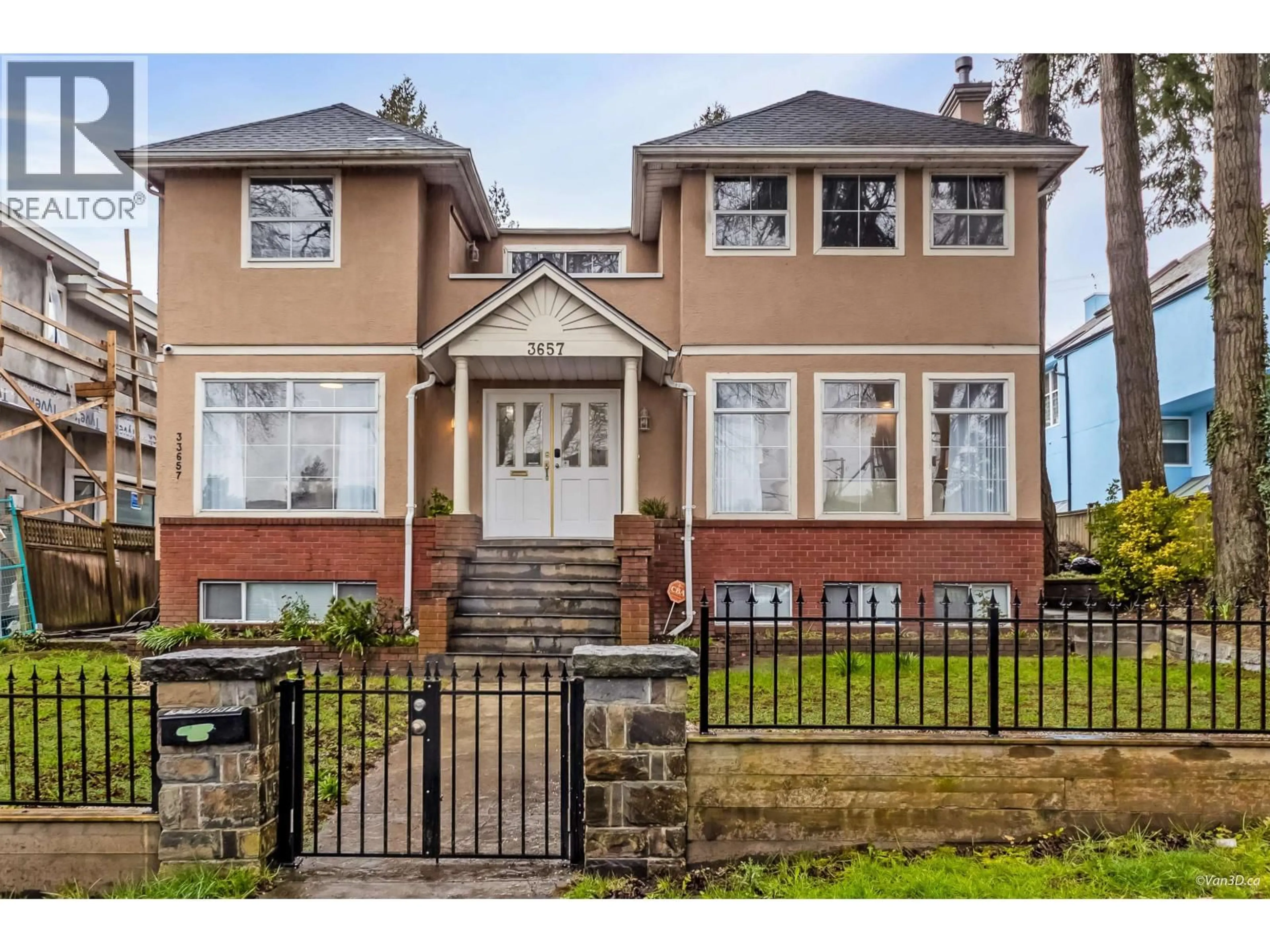 Home with brick exterior material, street for 3657 29TH AVENUE, Vancouver British Columbia V6S1T5