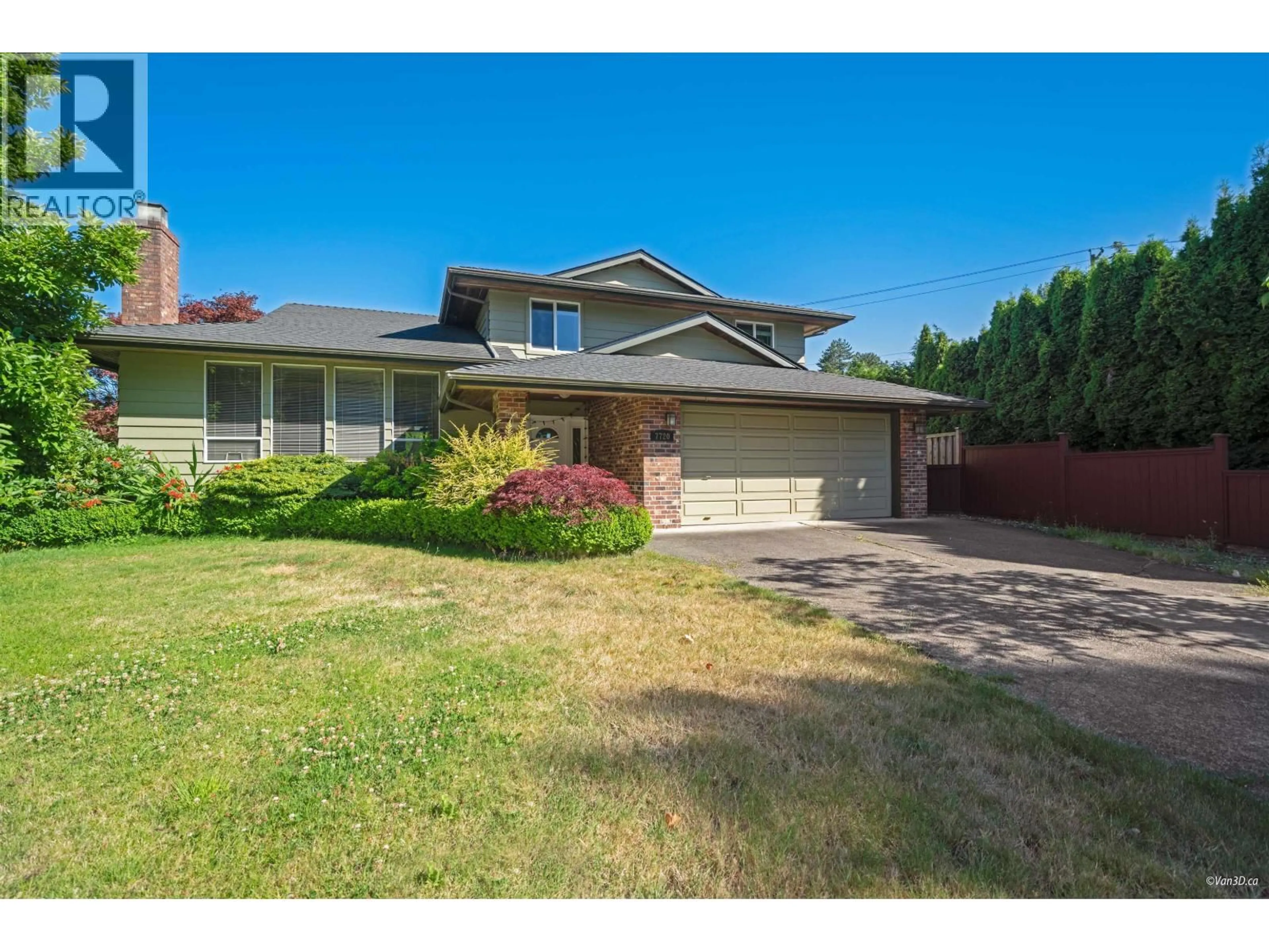 A pic from outside/outdoor area/front of a property/back of a property/a pic from drone, street for 7720 WATERTON DRIVE, Richmond British Columbia V7A4G4