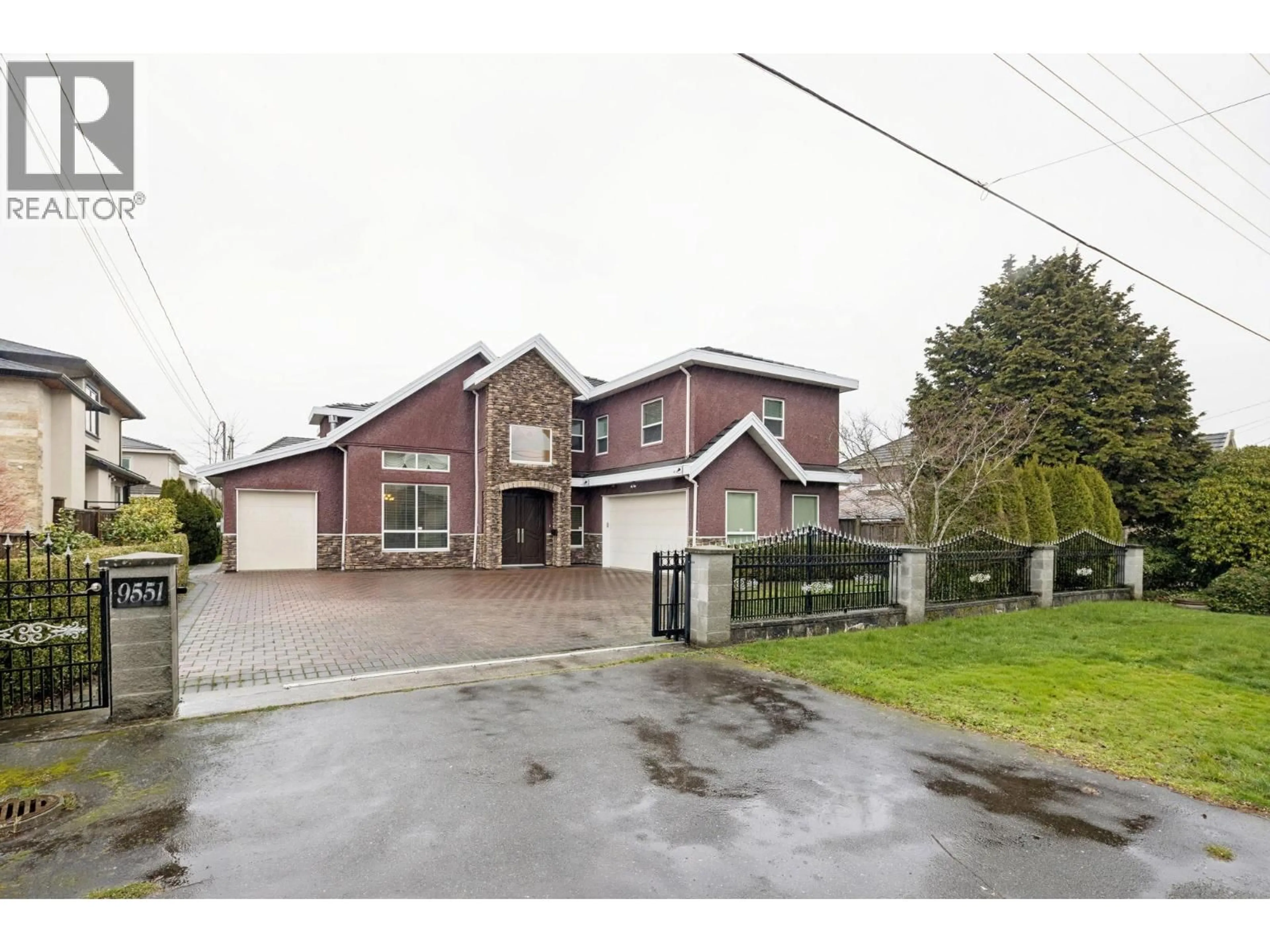 A pic from outside/outdoor area/front of a property/back of a property/a pic from drone, street for 9551 SAUNDERS ROAD, Richmond British Columbia V7A2B5