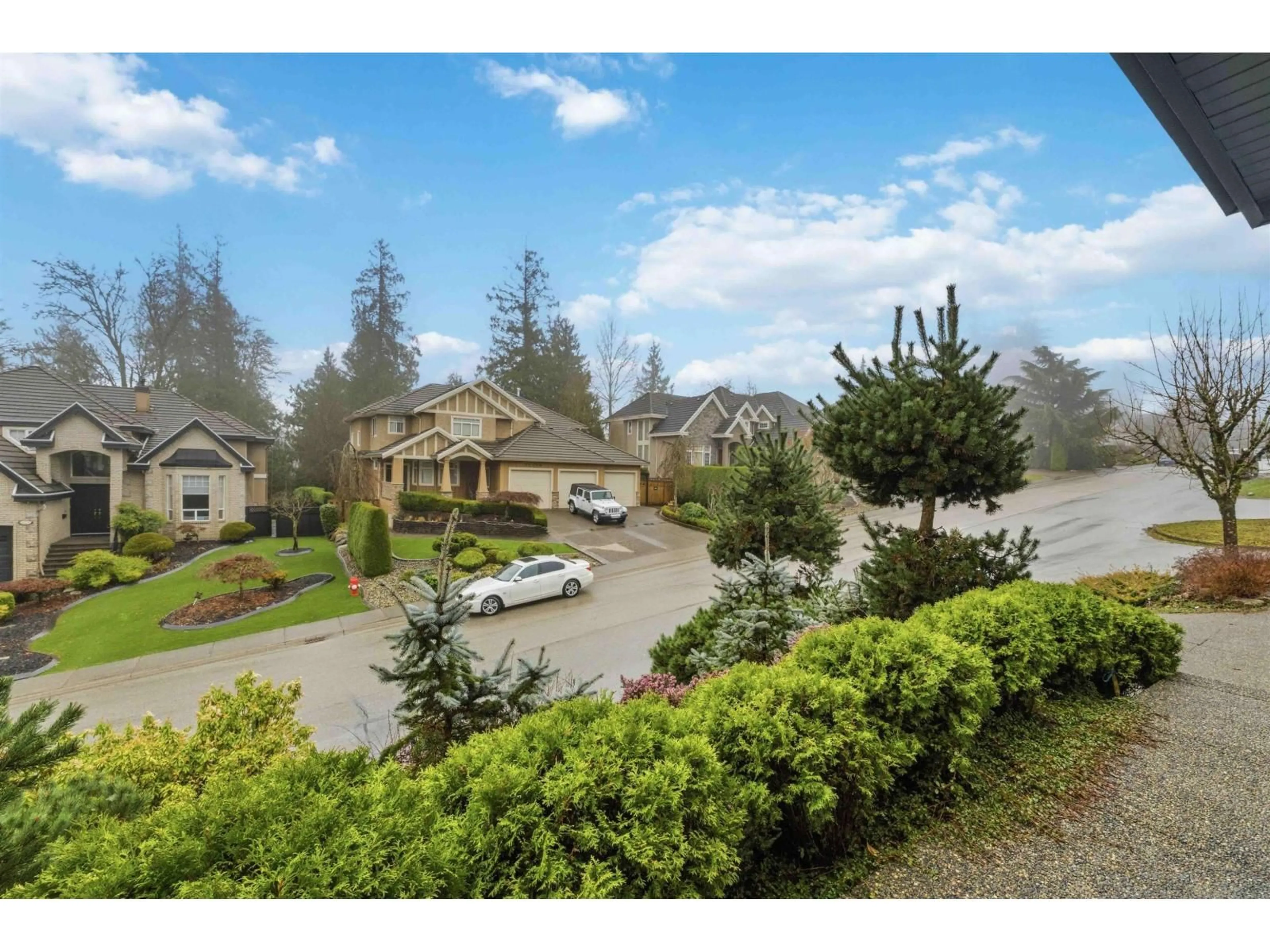A pic from outside/outdoor area/front of a property/back of a property/a pic from drone, mountain view for 11151 164 STREET, Surrey British Columbia V4N4X9