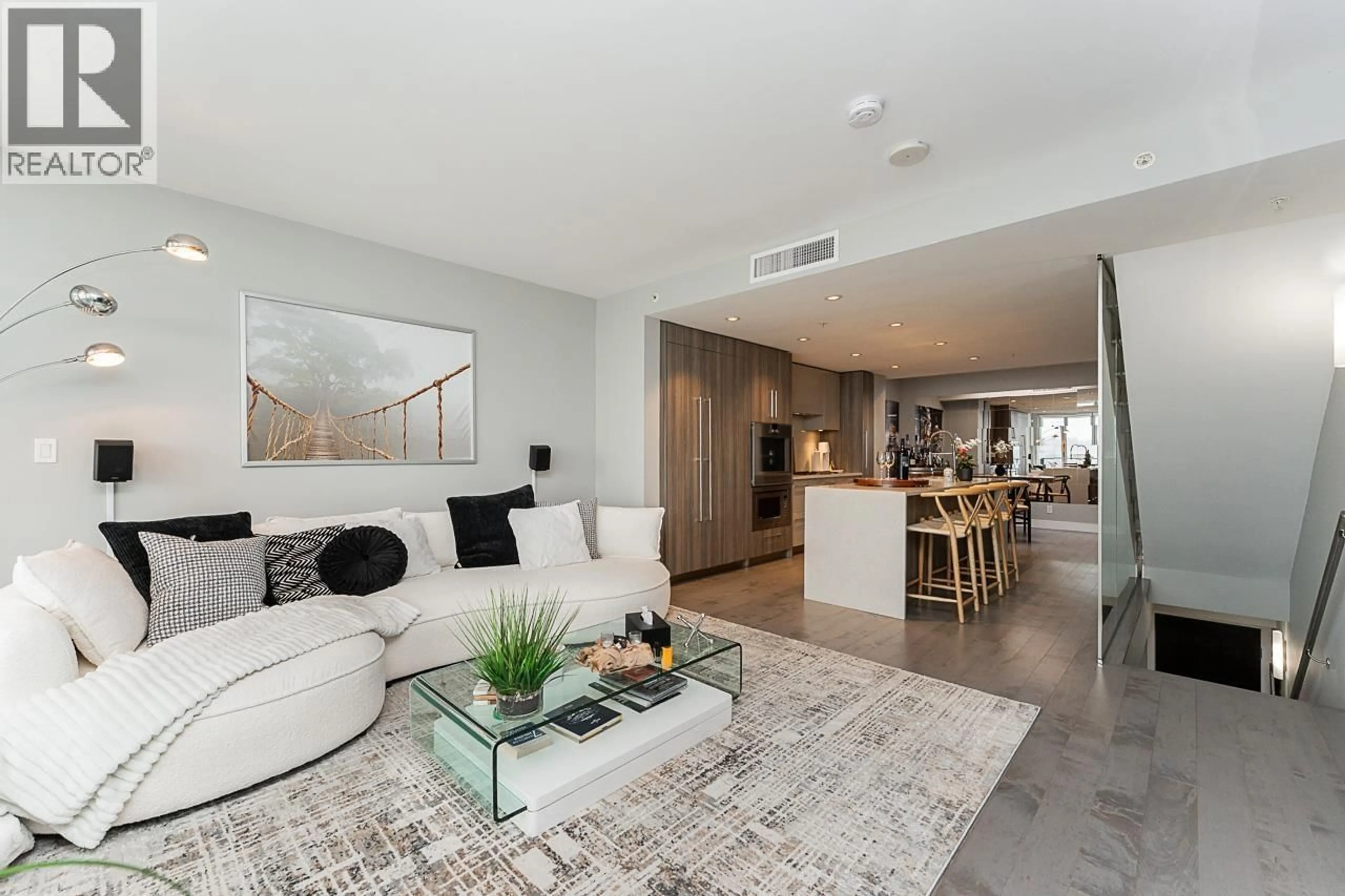 Living room with furniture, unknown for TH511 - 210 SALTER STREET, New Westminster British Columbia V3M0J9