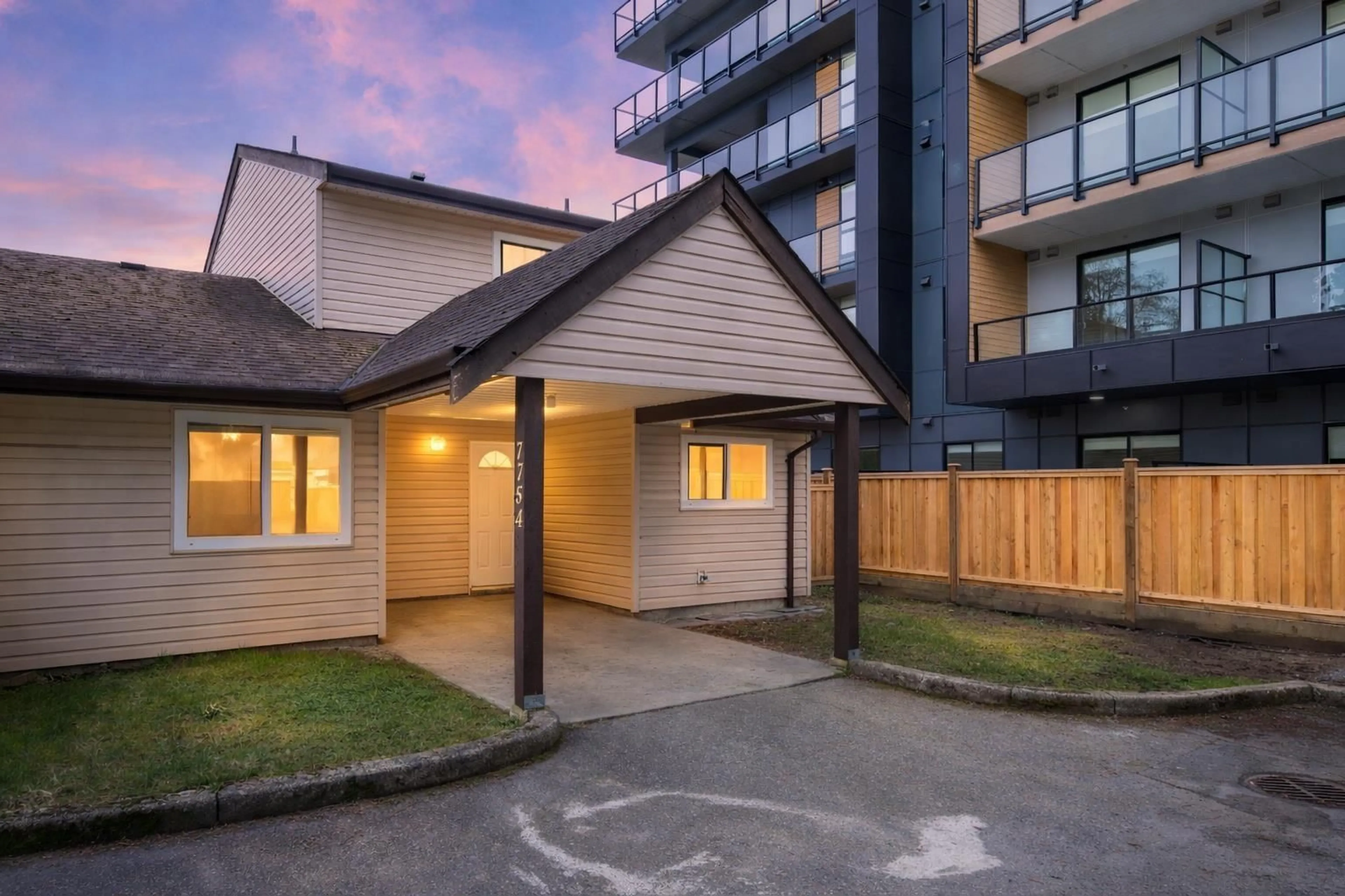 A pic from outside/outdoor area/front of a property/back of a property/a pic from drone, street for 7754 119A STREET, Delta British Columbia V4C6N6