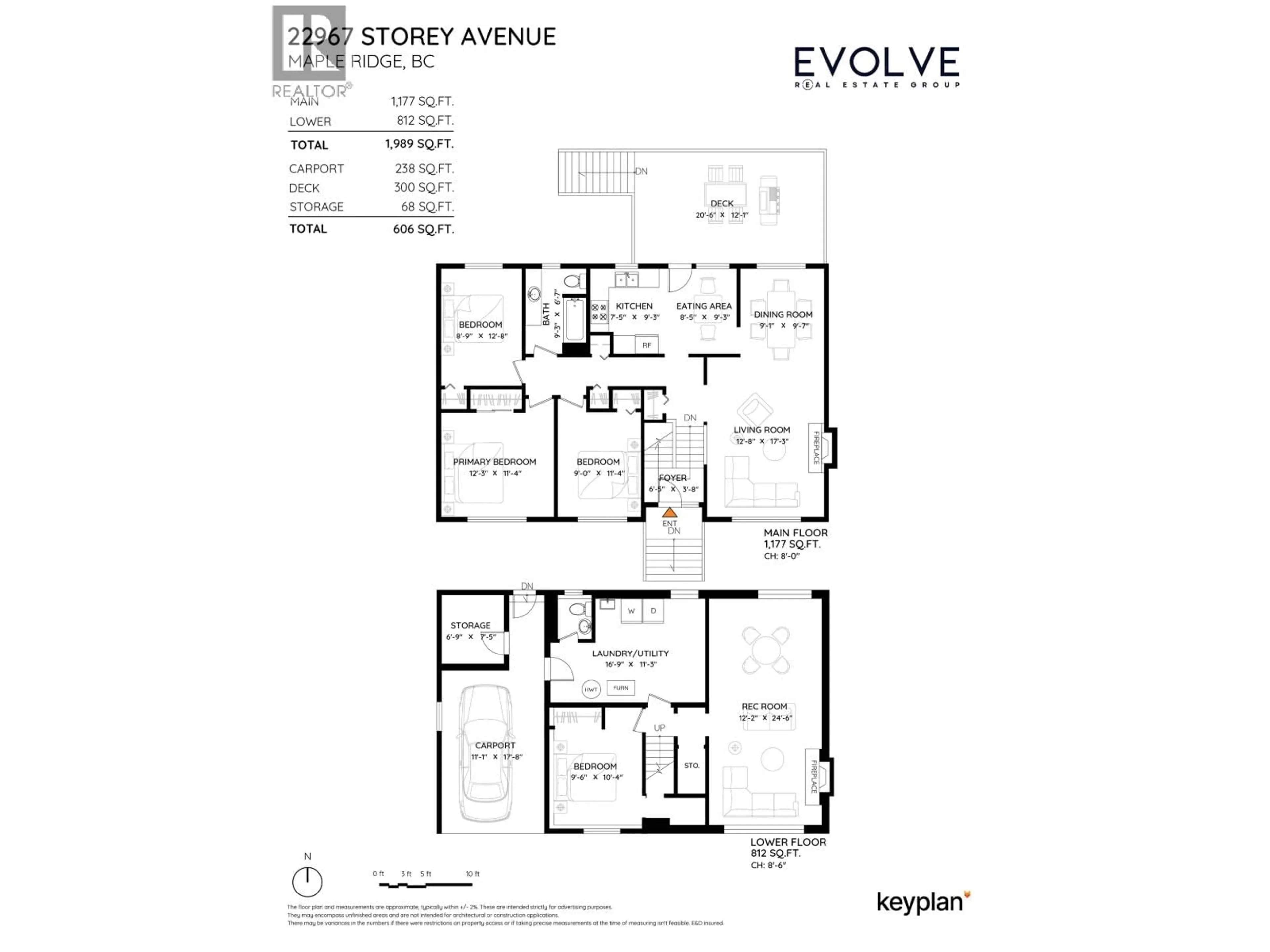 Floor plan for 22967 STOREY AVENUE, Maple Ridge British Columbia V2X3V9