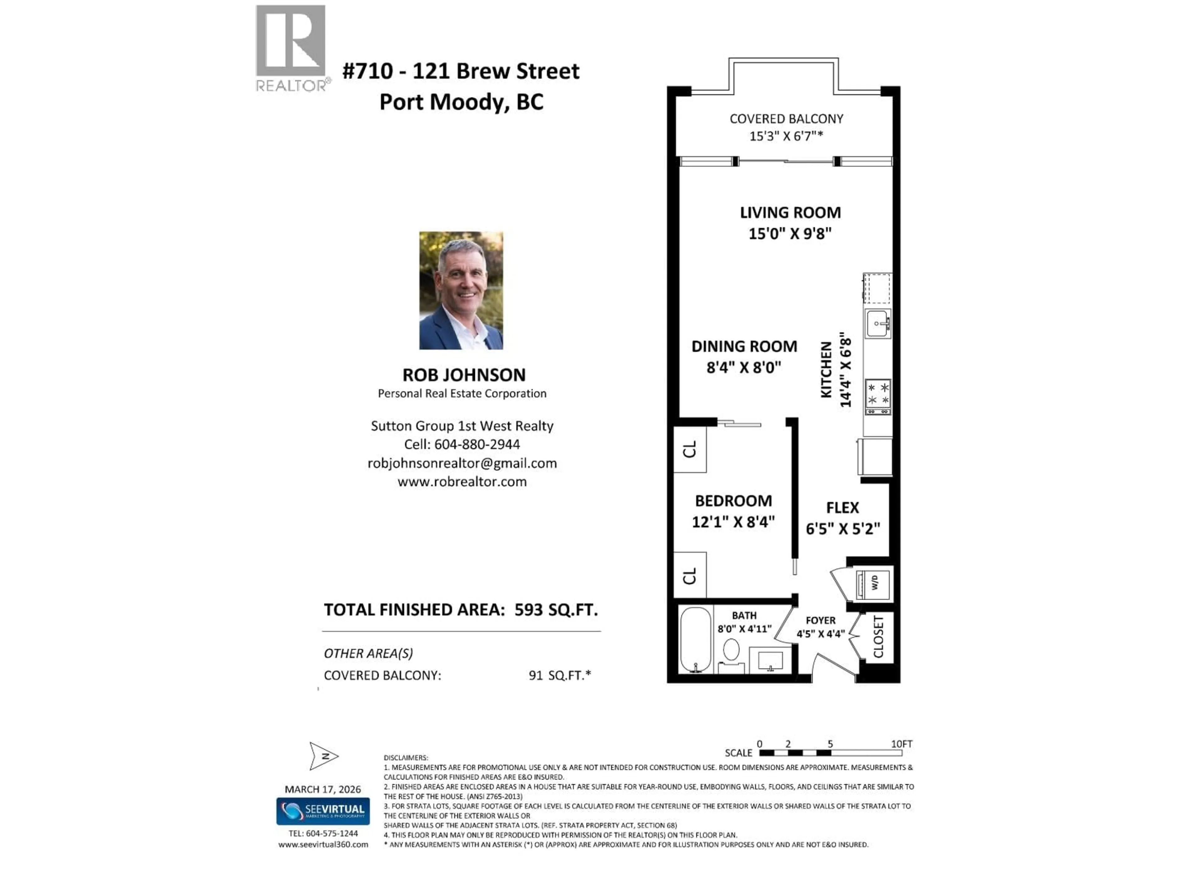 Floor plan for 710 - 121 BREW STREET, Port Moody British Columbia V3H0E2