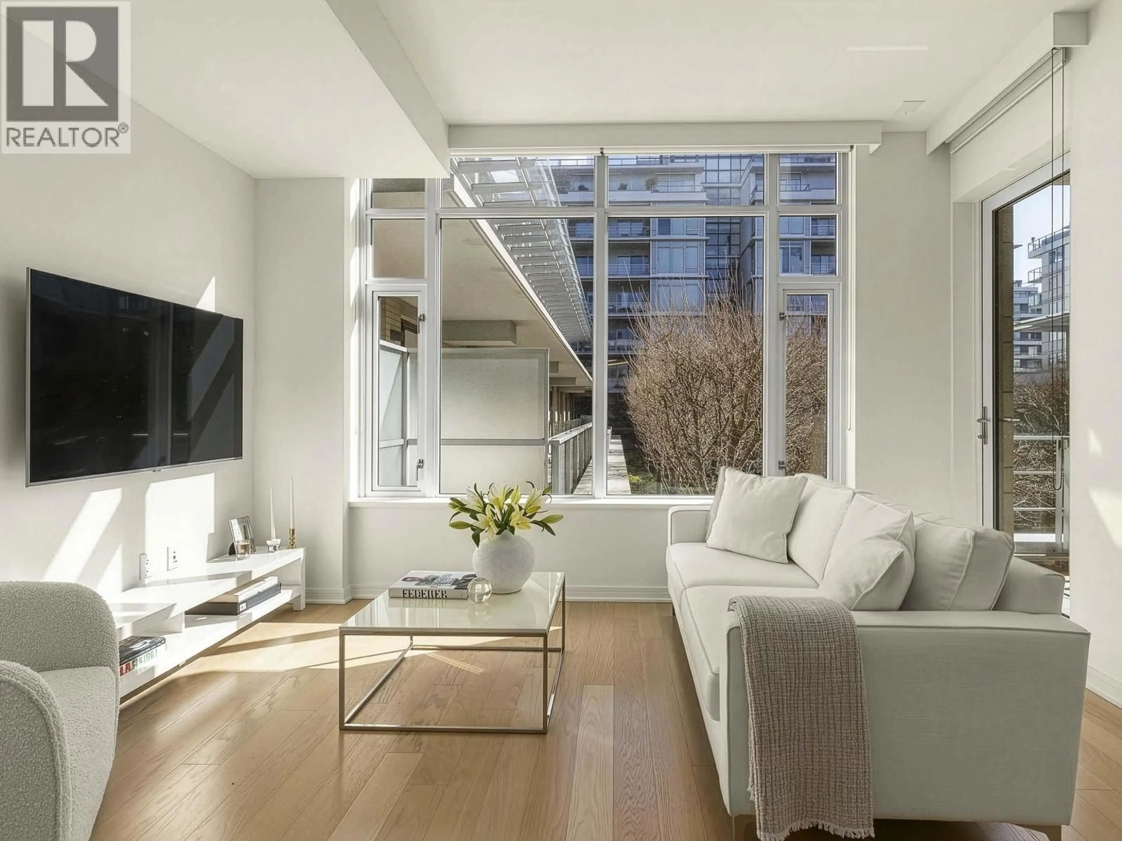 Living room with furniture, unknown for 407 - 77 WALTER HARDWICK AVENUE, Vancouver British Columbia V5Y0C6